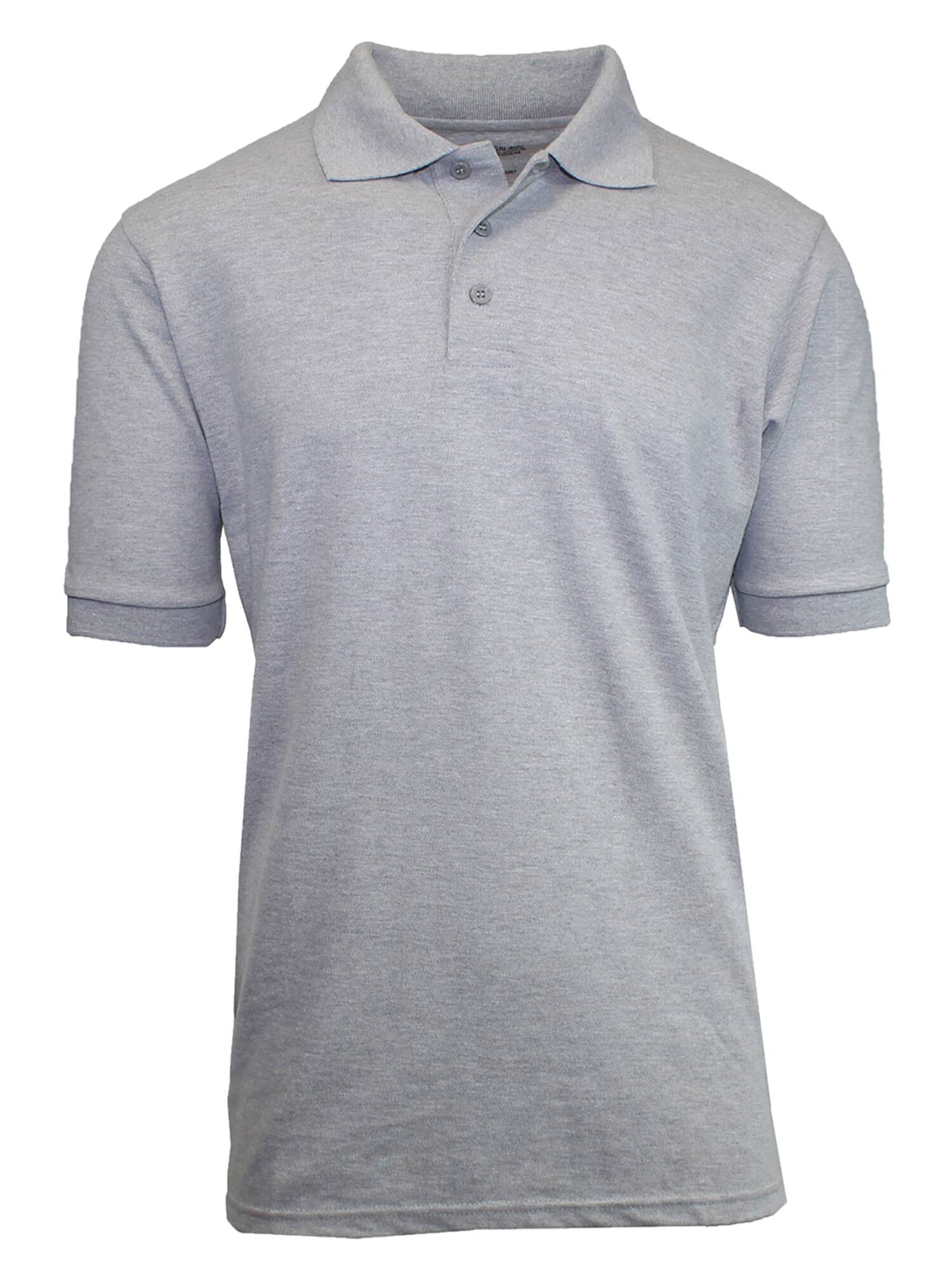 Galaxy by Harvic Short Sleeve Men&#x27;s Pique Polo Shirt