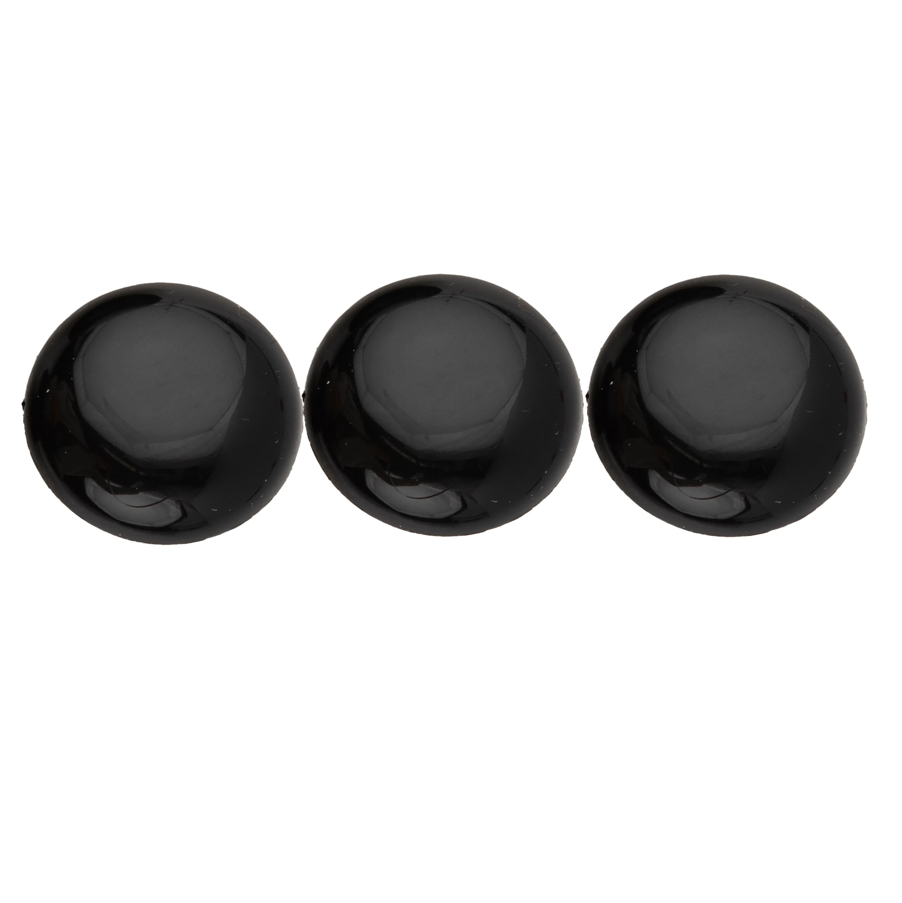 LaMode&#xAE; 7/8&#x22; Black Shank Buttons, 3ct.