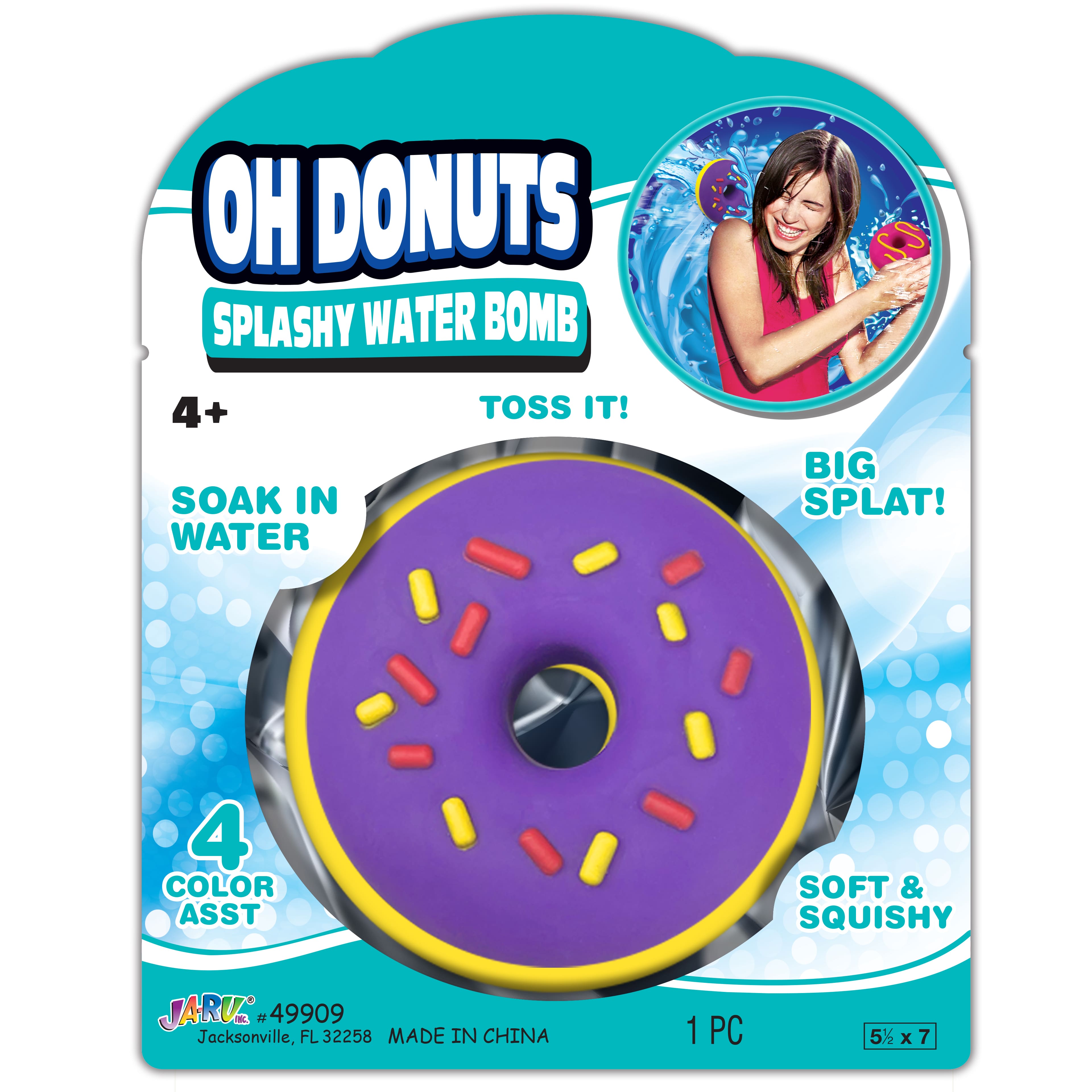 Assorted Ja-Ru&#xAE; Oh Donuts Splashy Water Bomb Pool Toy, 1pc.