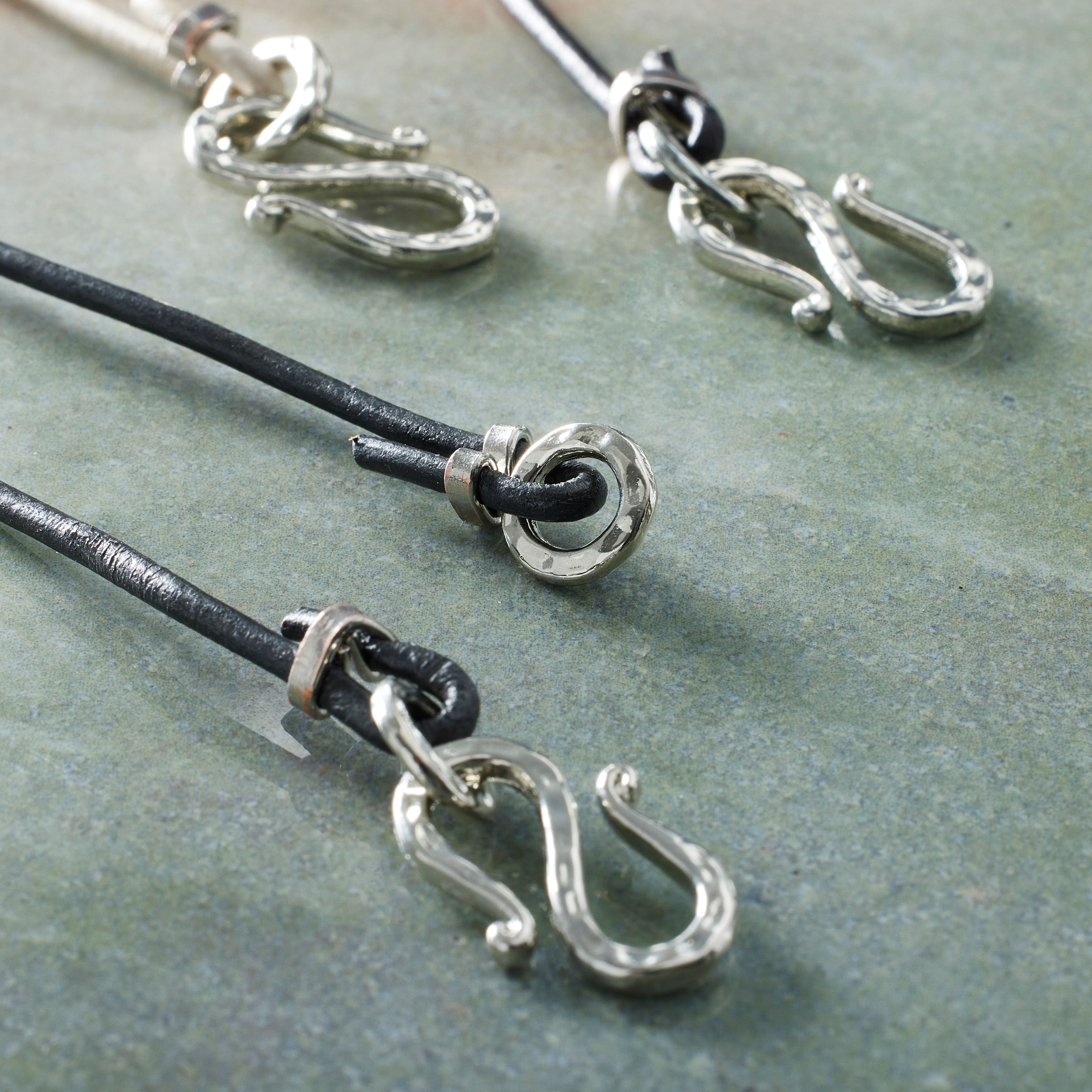 12 Packs: 3 ct. (36 total) Premium Metals Rhodium Closures by Bead Landing&#x2122;