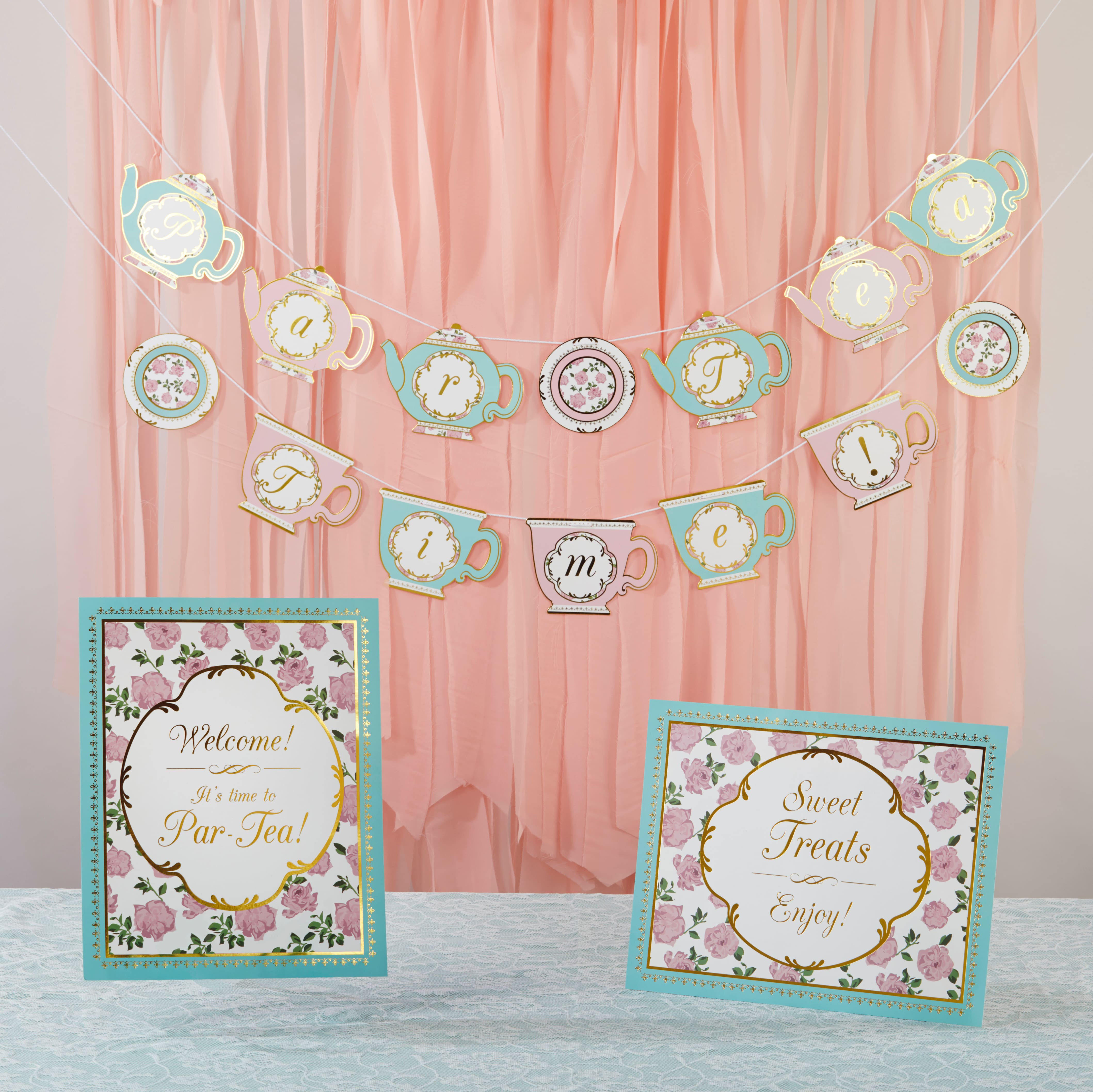 Kate Aspen® Tea Time Whimsy Par-Tea Time Party Decor Kit