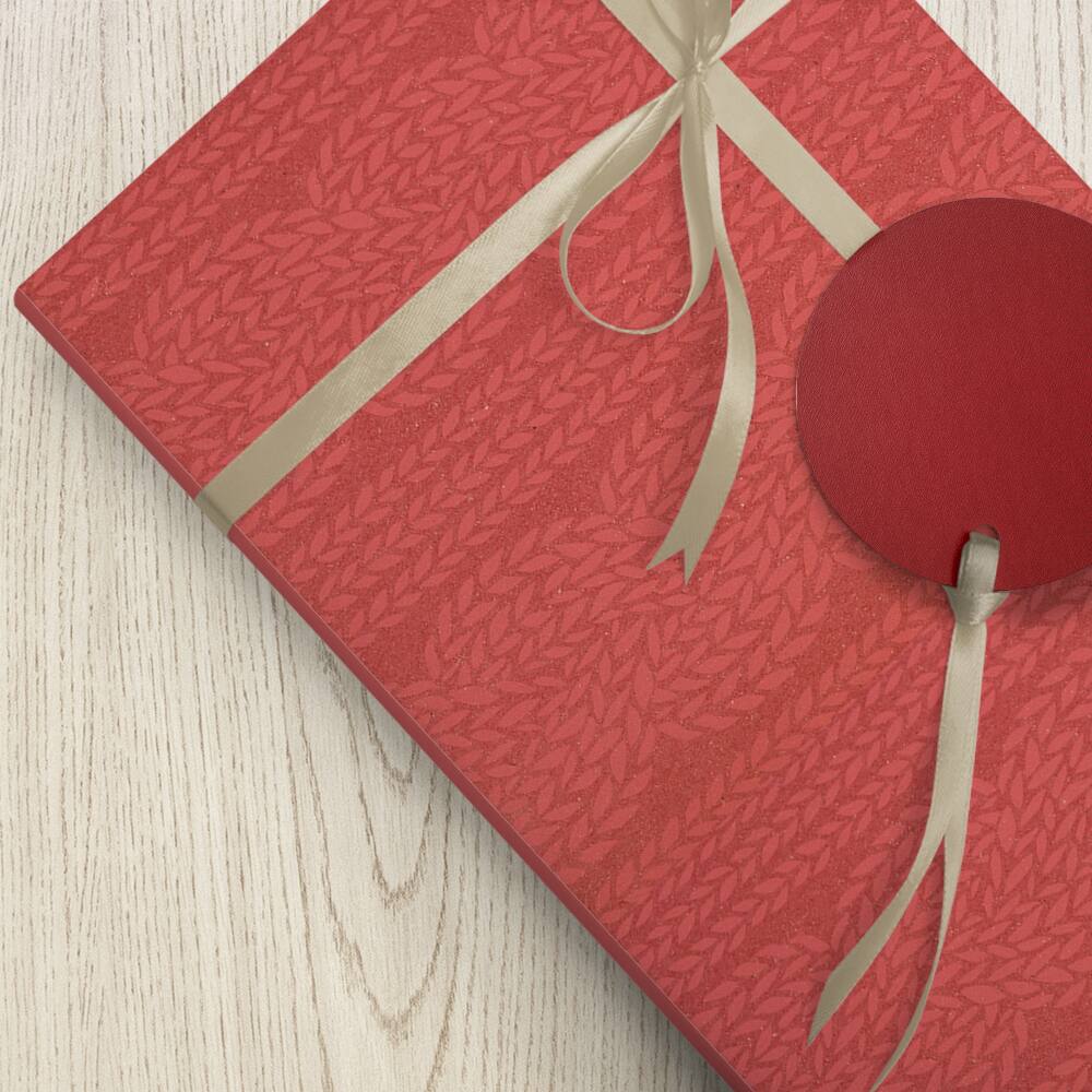 Jam Paper Red Ivy Kraft Gift Wrap | Michaels