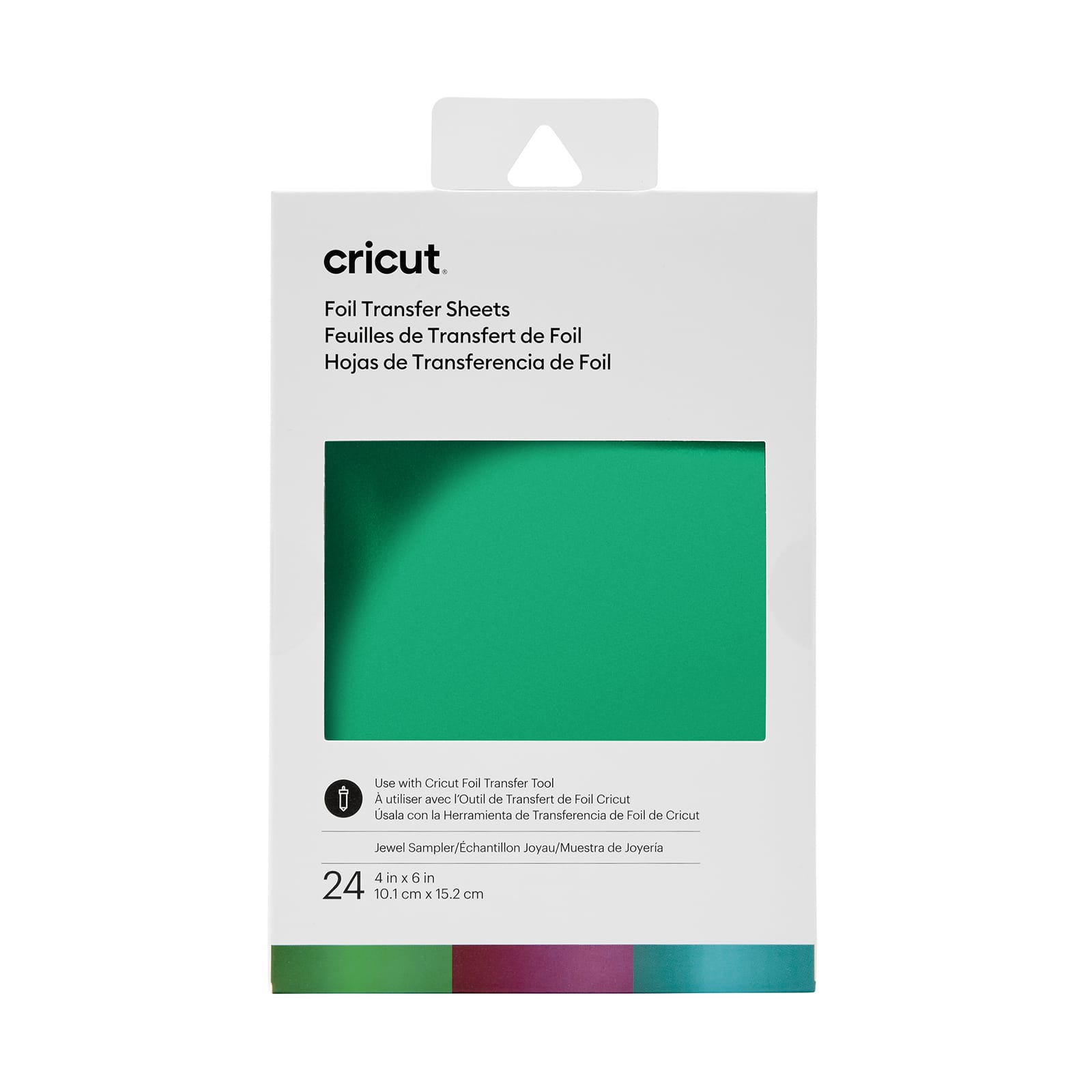 9 Packs: 24 ct. (216 total) Cricut® Foil Transfer Sheets Sampler, Jewel
