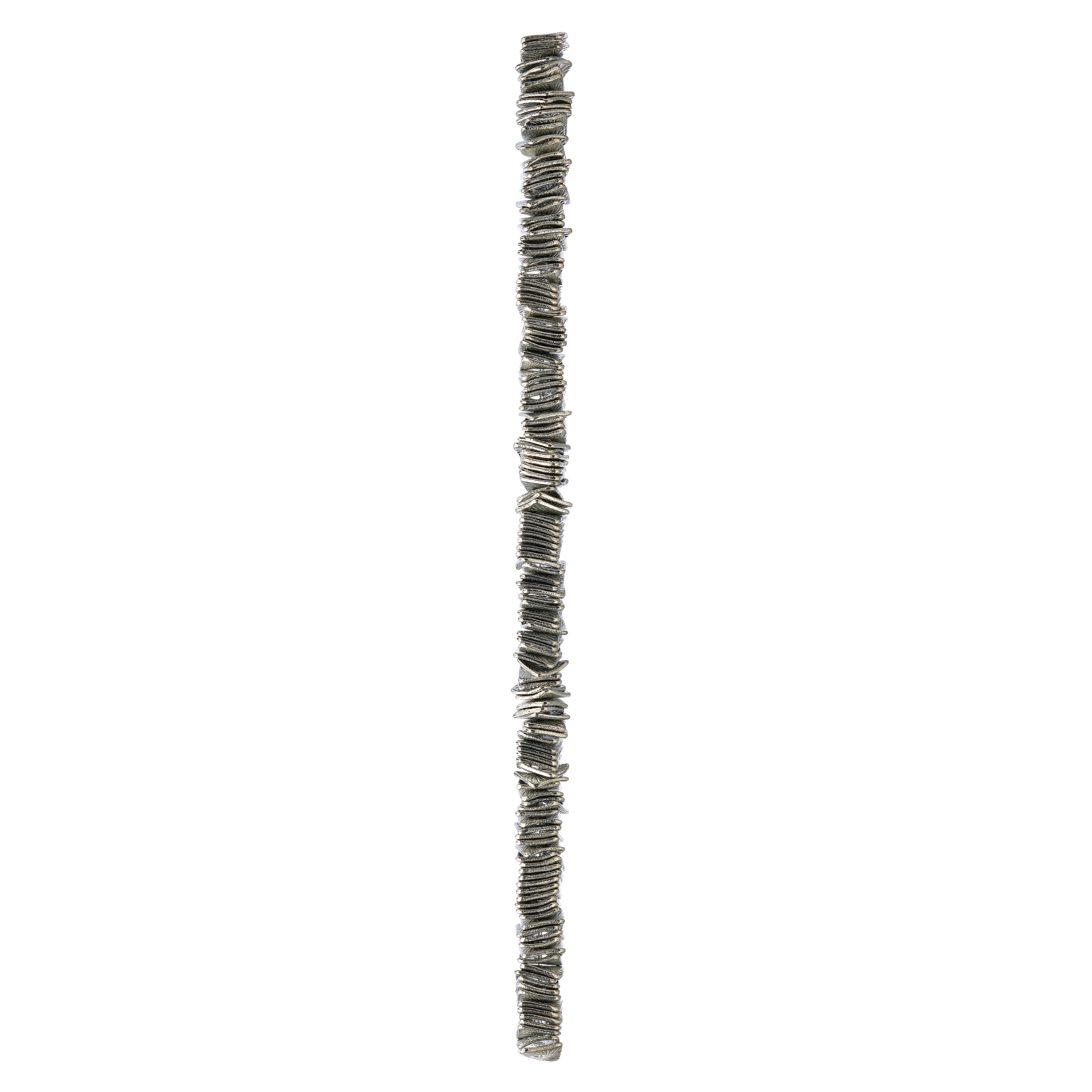 Metal Hammered Square Beads, 6mm by Bead Landing&#x2122;