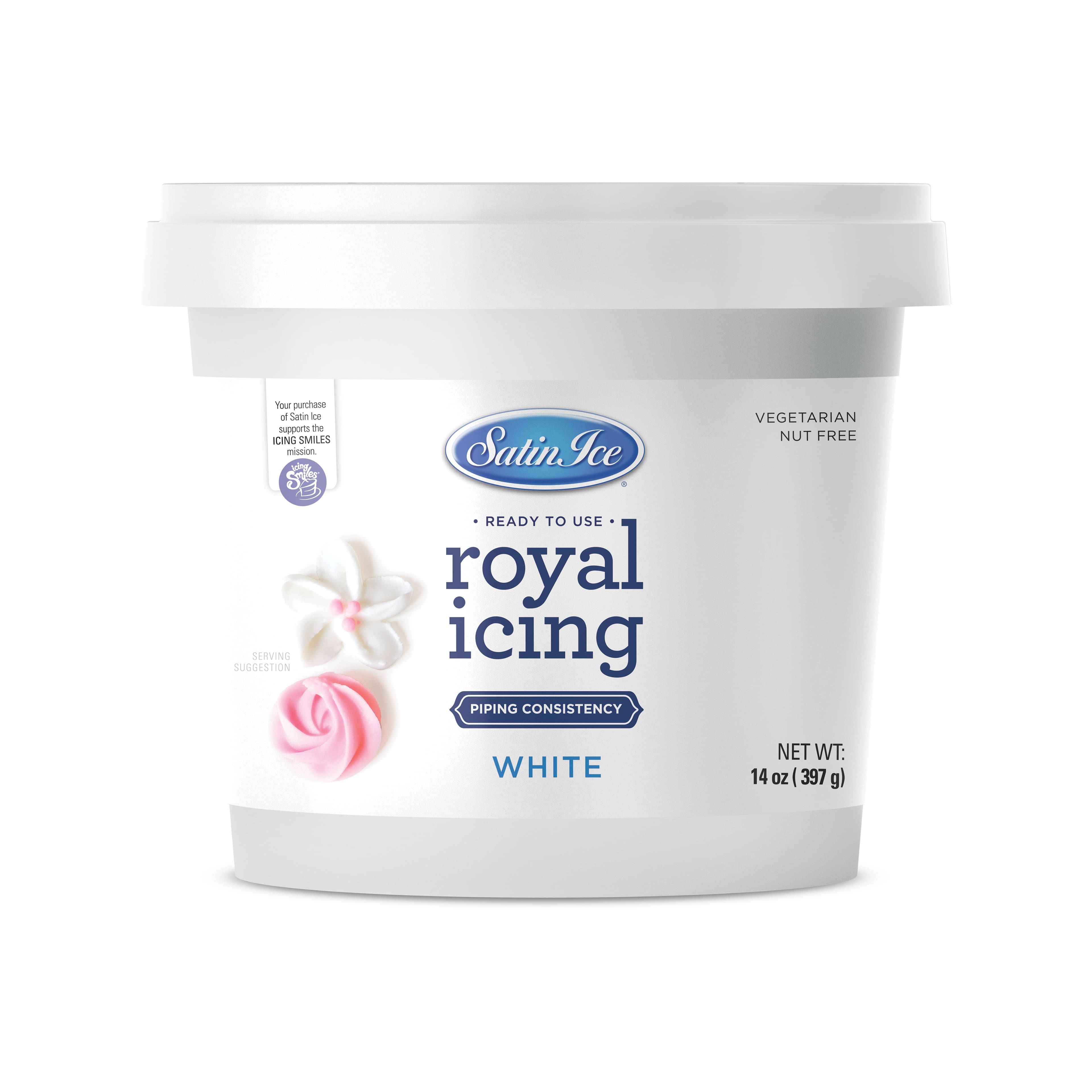 Satin Ice® White Royal Icing, 14oz.