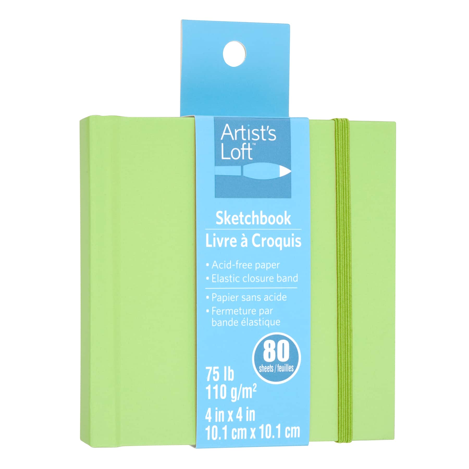 The smallest sketchbook we've offered! This Artist's Loft 4x4” sketchbook  is compact and super portable. Details: Artist's Loft…