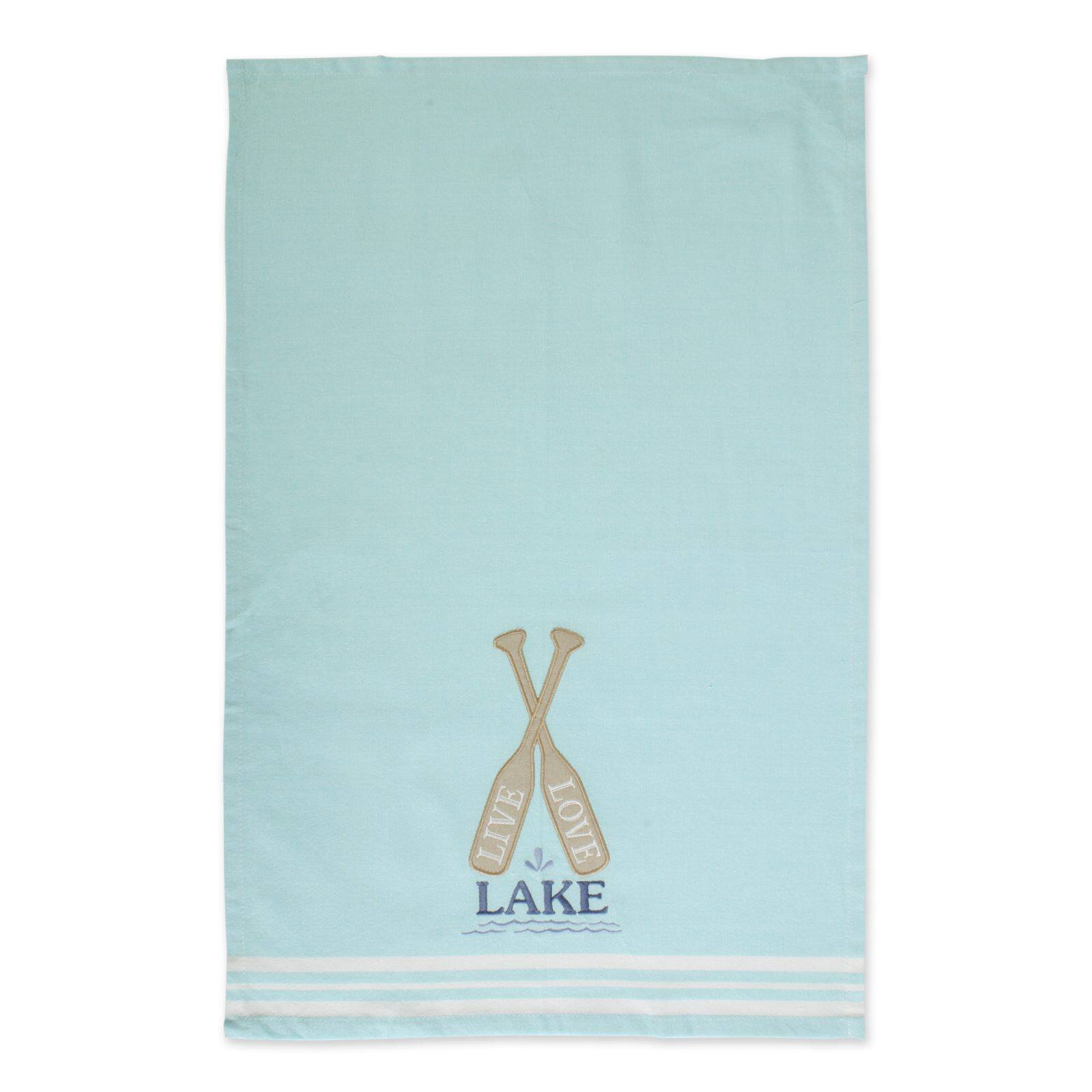 DII&#xAE; Lakeside Embellished Dishtowel Set