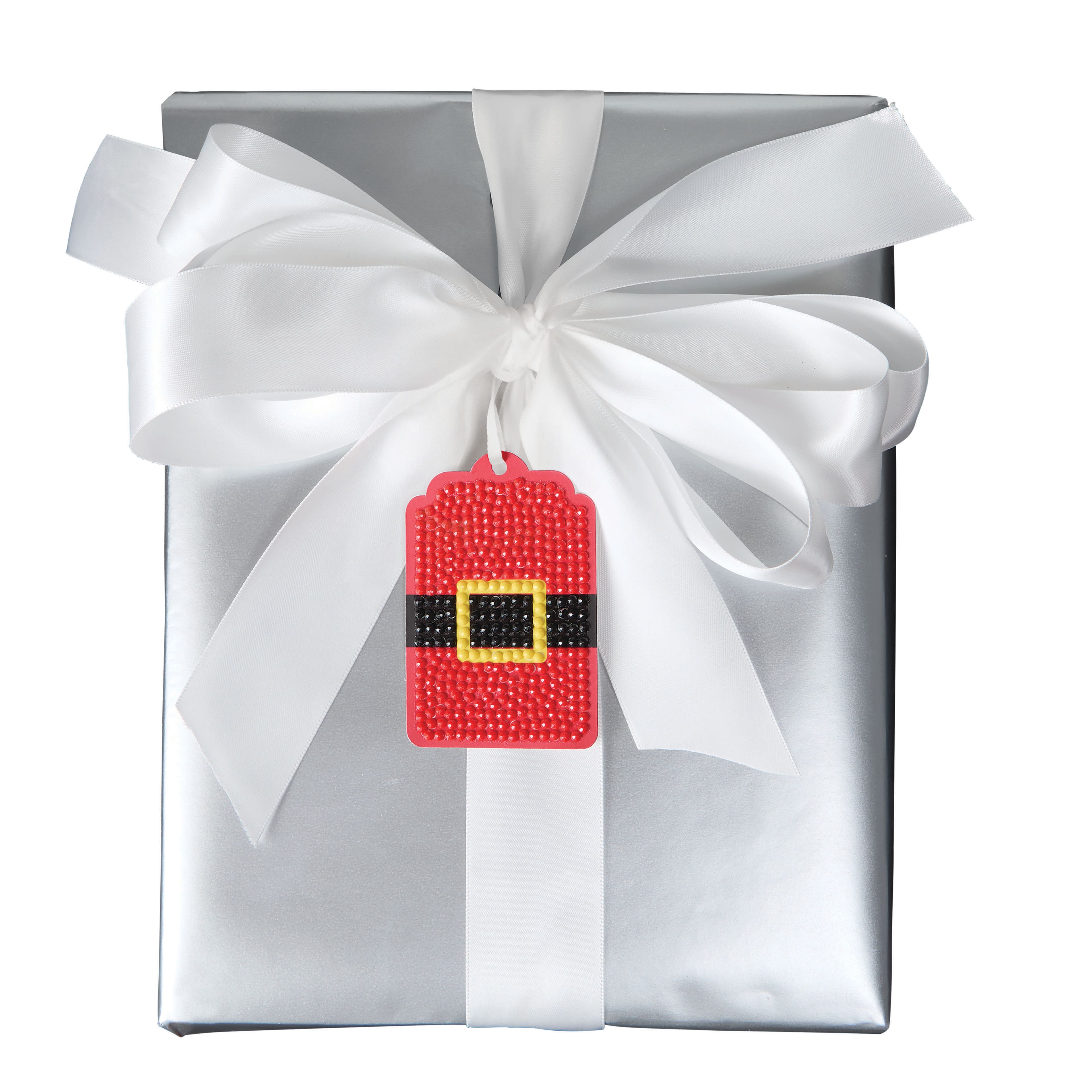 Santa Suit Diamond Art Gift Tag Kit by Make Market&#xAE;