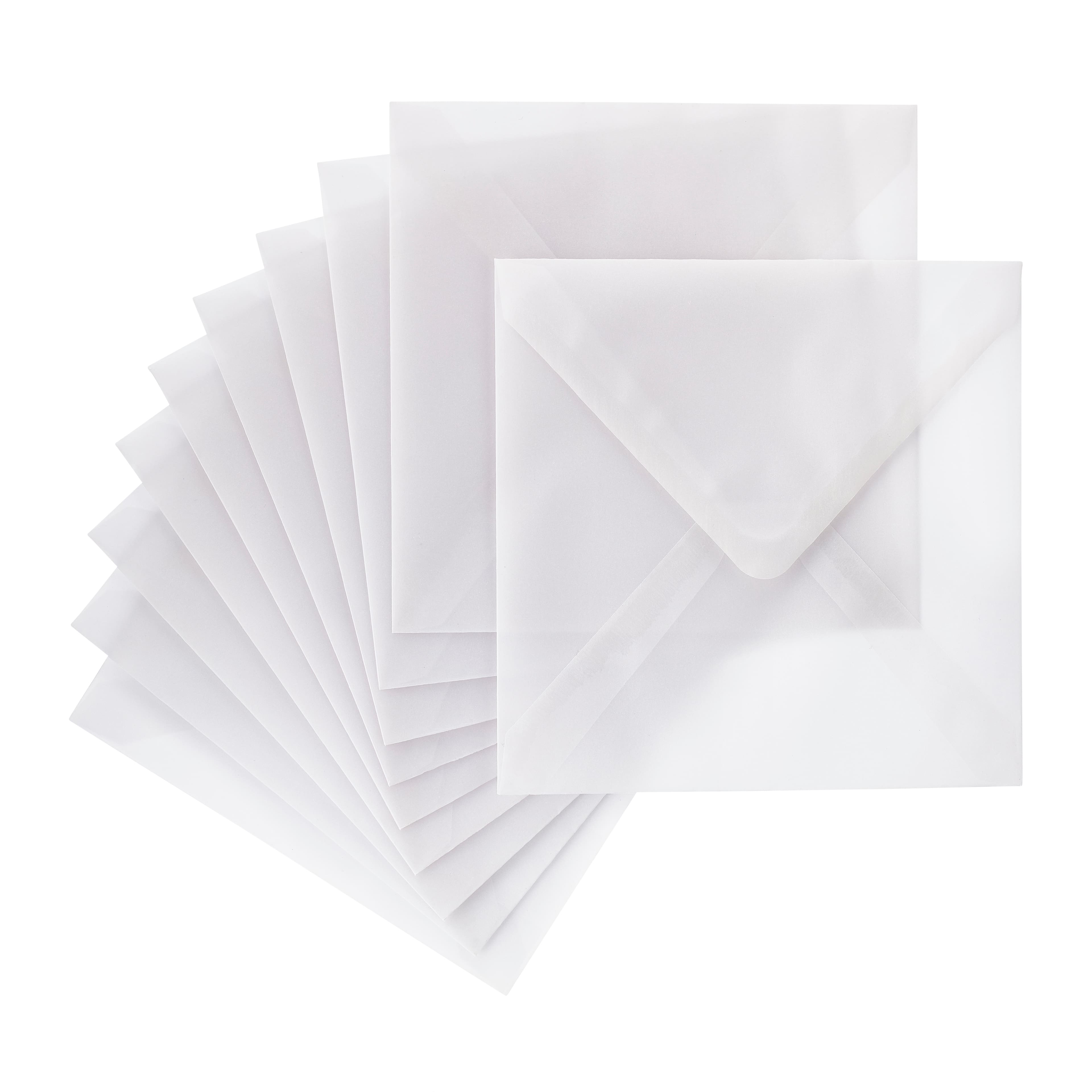 12 Packs: 10 ct. (120 total) White Vellum Envelopes by Recollections&#x2122;