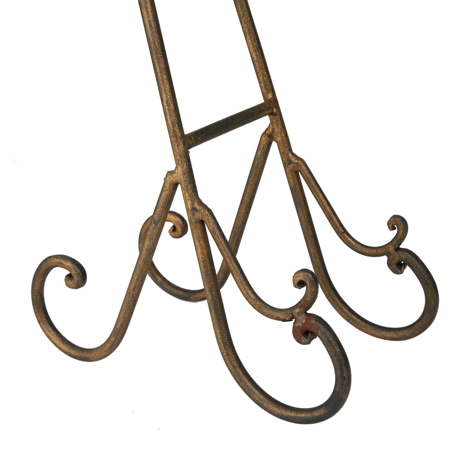 16&#x22; Gold Metal Traditional Easel