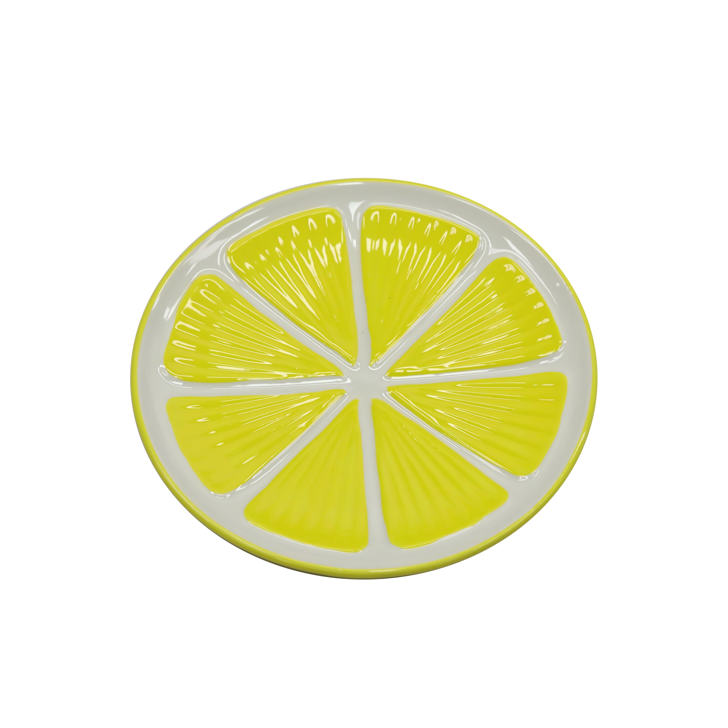 6&#x22; Yellow Ceramic Appetizer Plate by Celebrate It&#xAE;