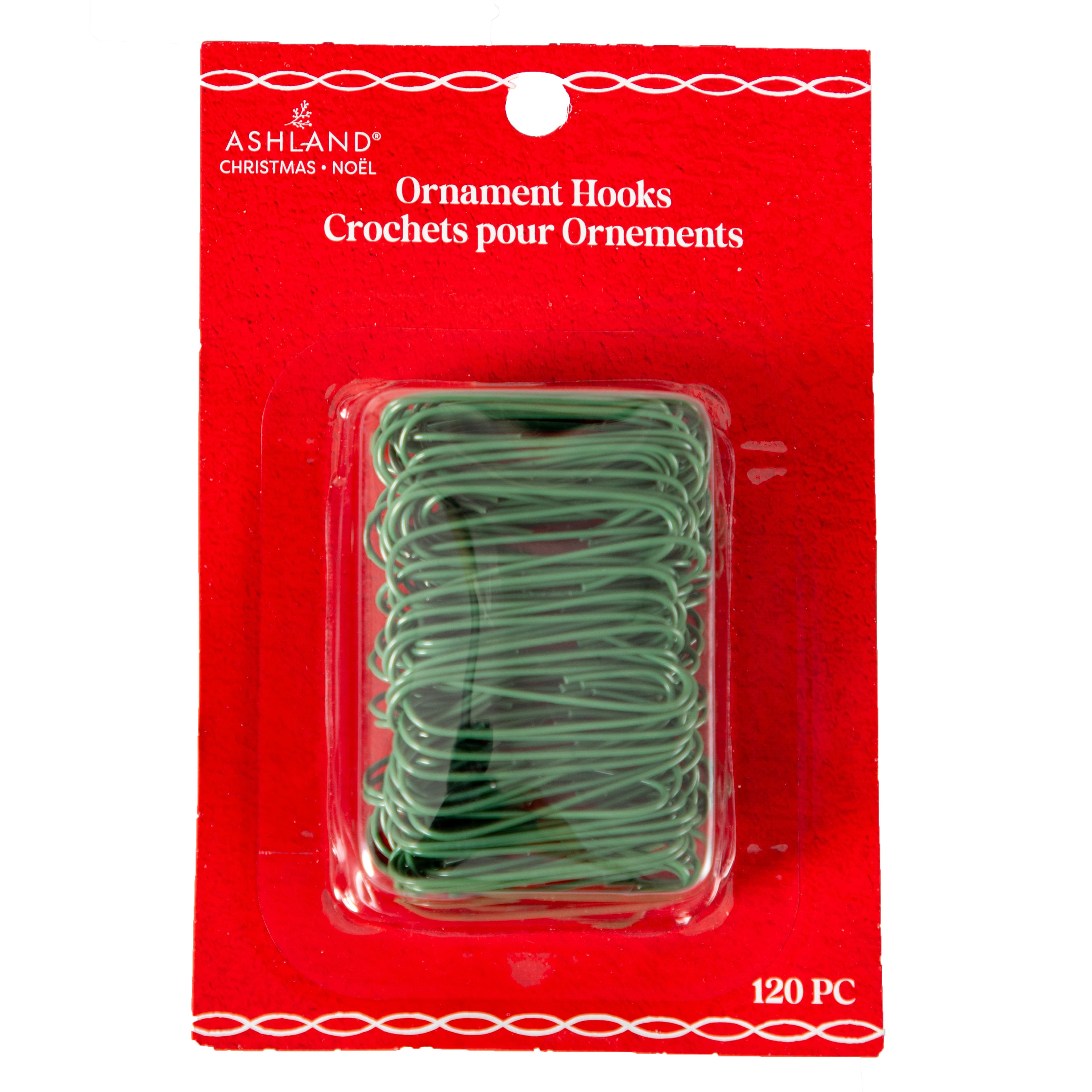 Small Green Ornament Hooks, 120ct. by Ashland&#xAE;