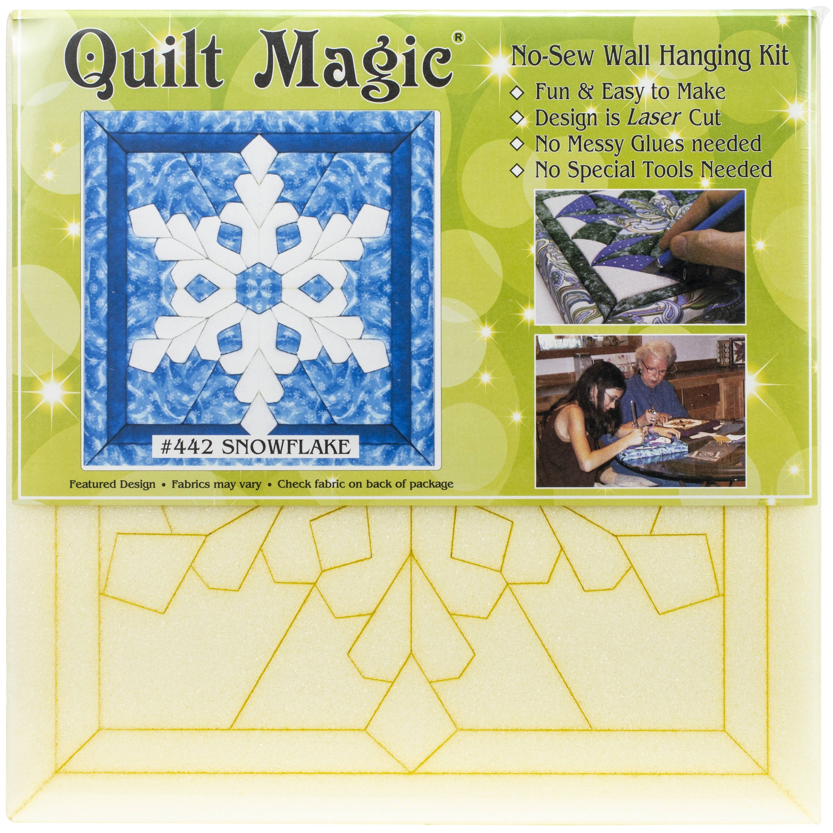 Quilt-Magic® Snowflake No Sew Wall Hanging Kit | Michaels