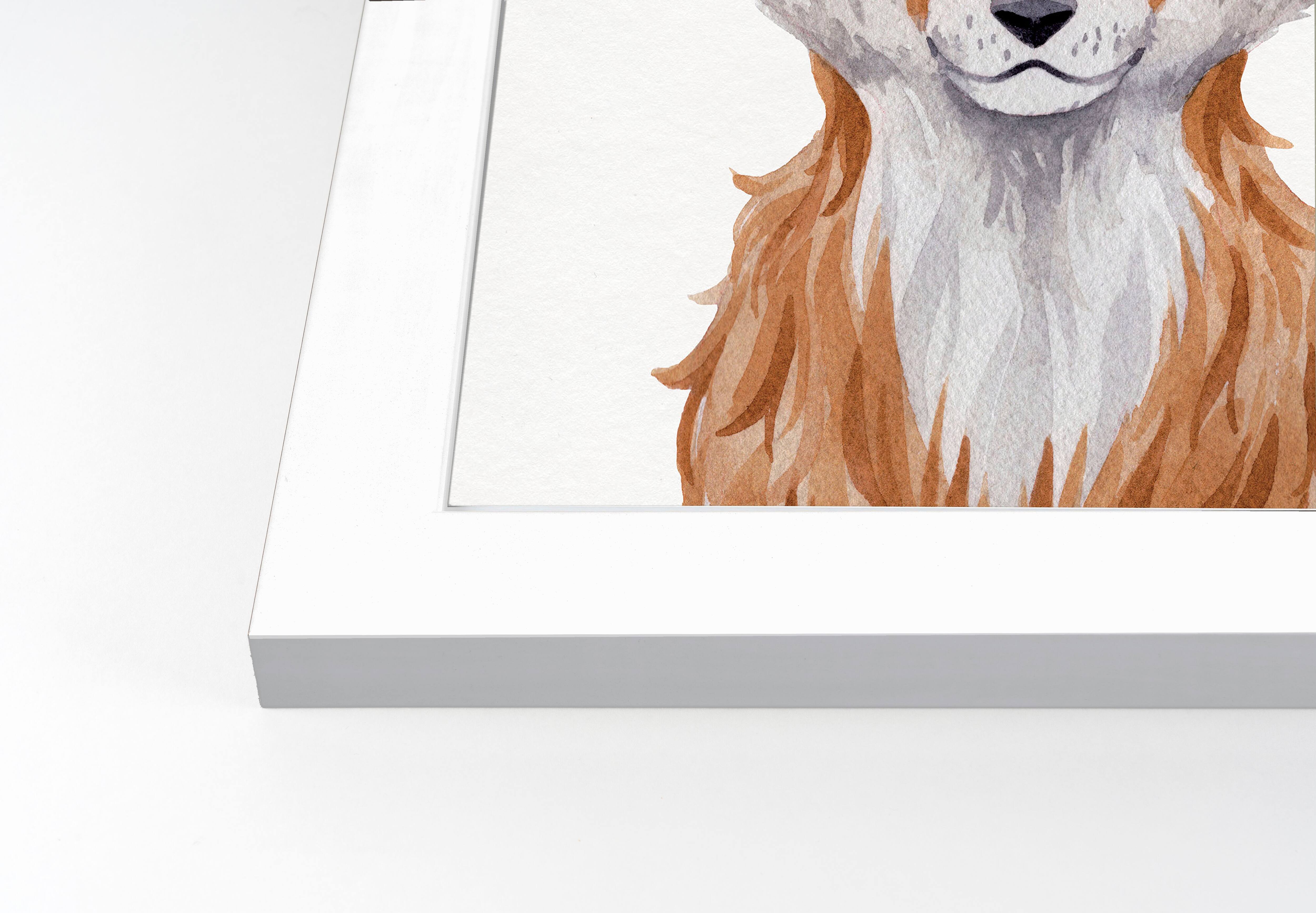 Baby Animal Framed Print Wall Hanging