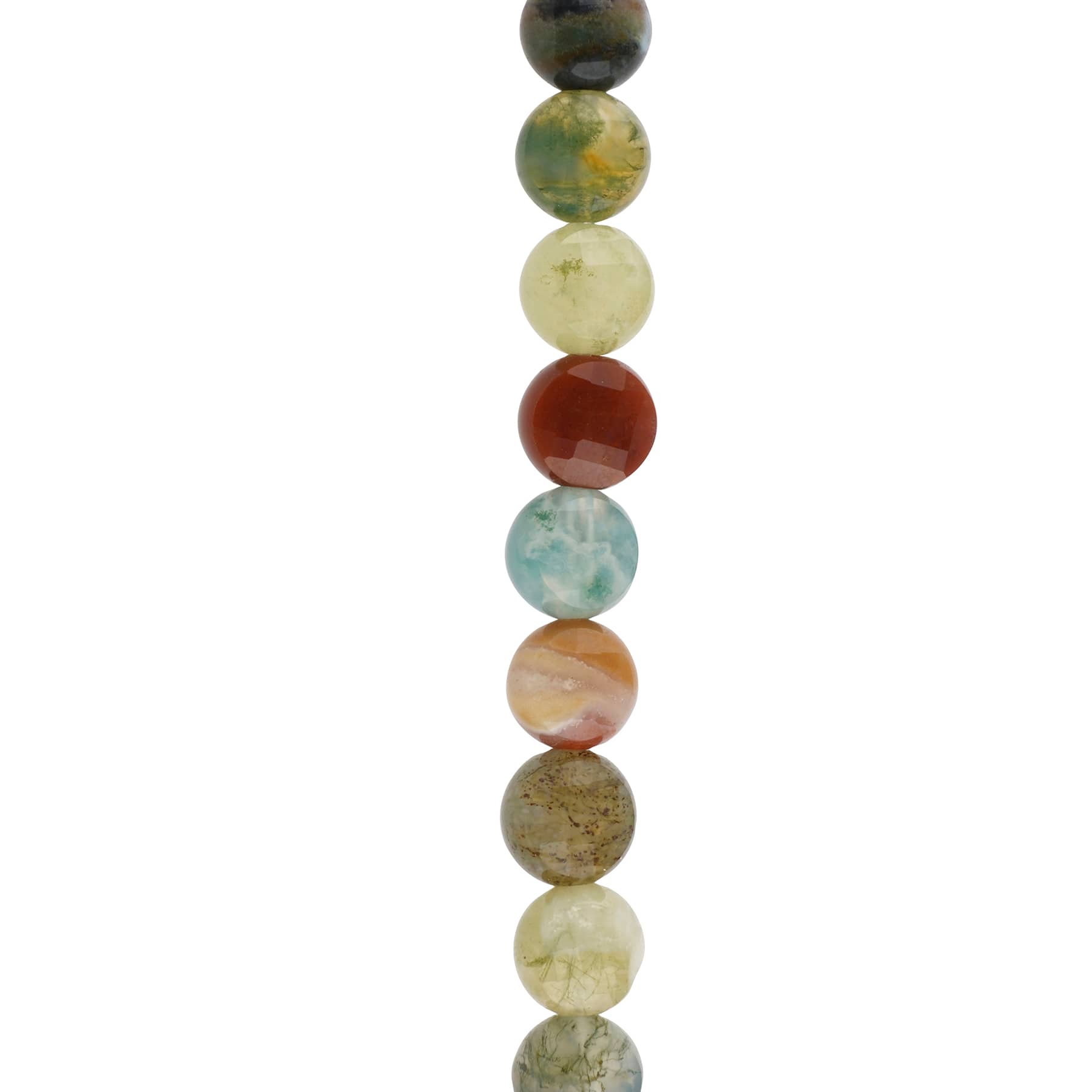 Jasper Facet Coin Beads, 6mm by Bead Landing&#x2122;