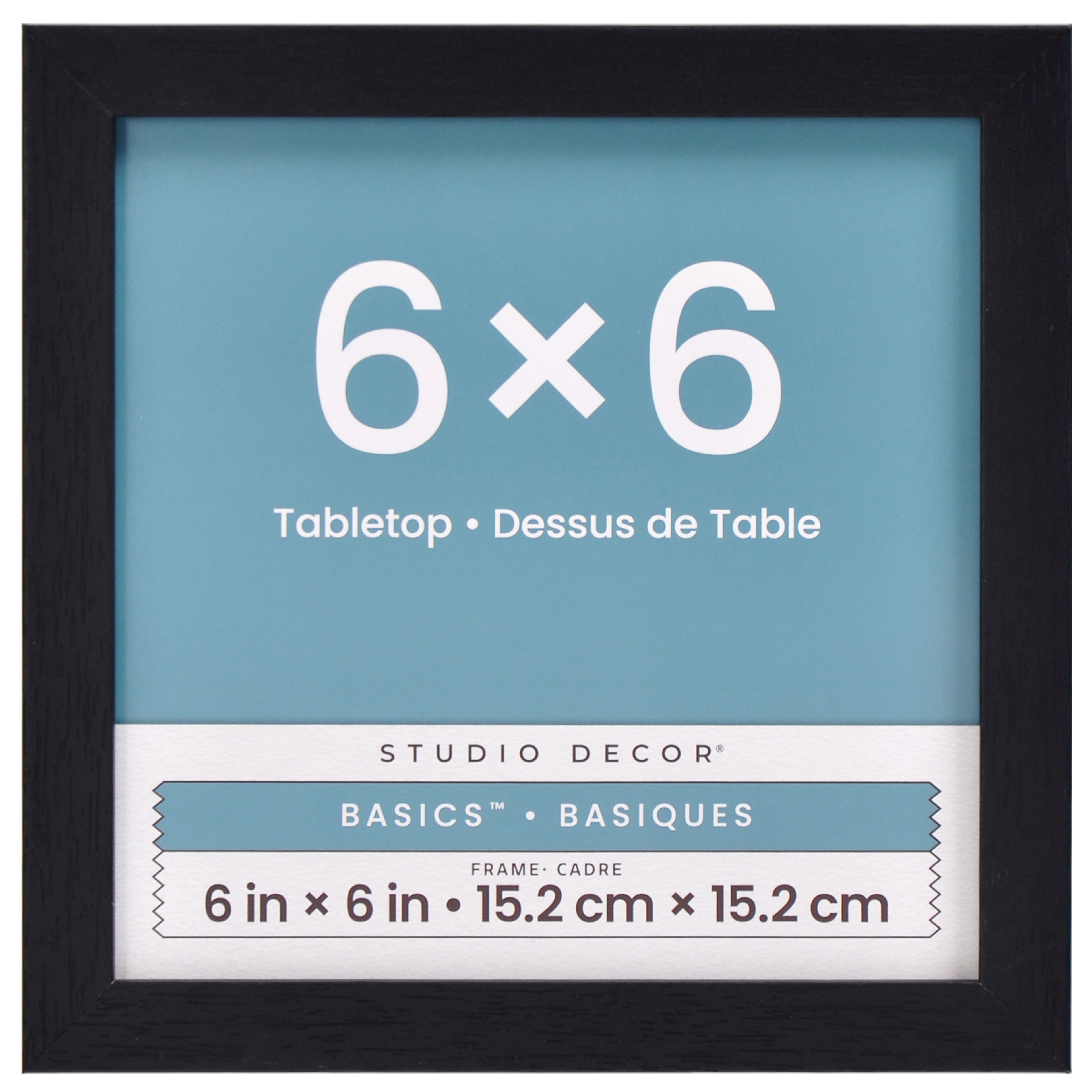 Basics&#x2122; 6&#x22; x 6&#x22; Linear Tabletop Frame by Studio D&#xE9;cor&#xAE;
