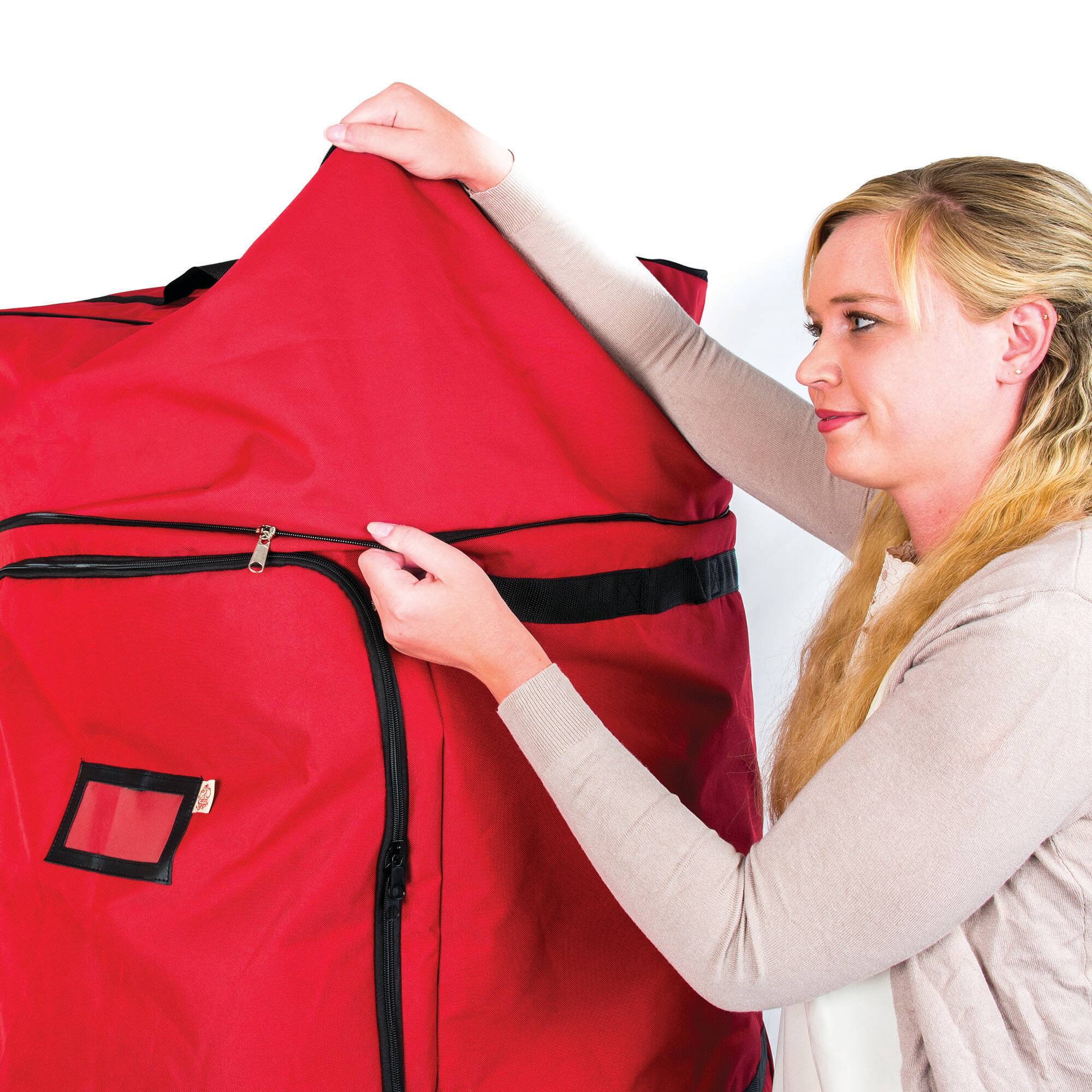 Santa's Bags 7-12ft. Artificial Christmas Tree Storage Bag with Wheels