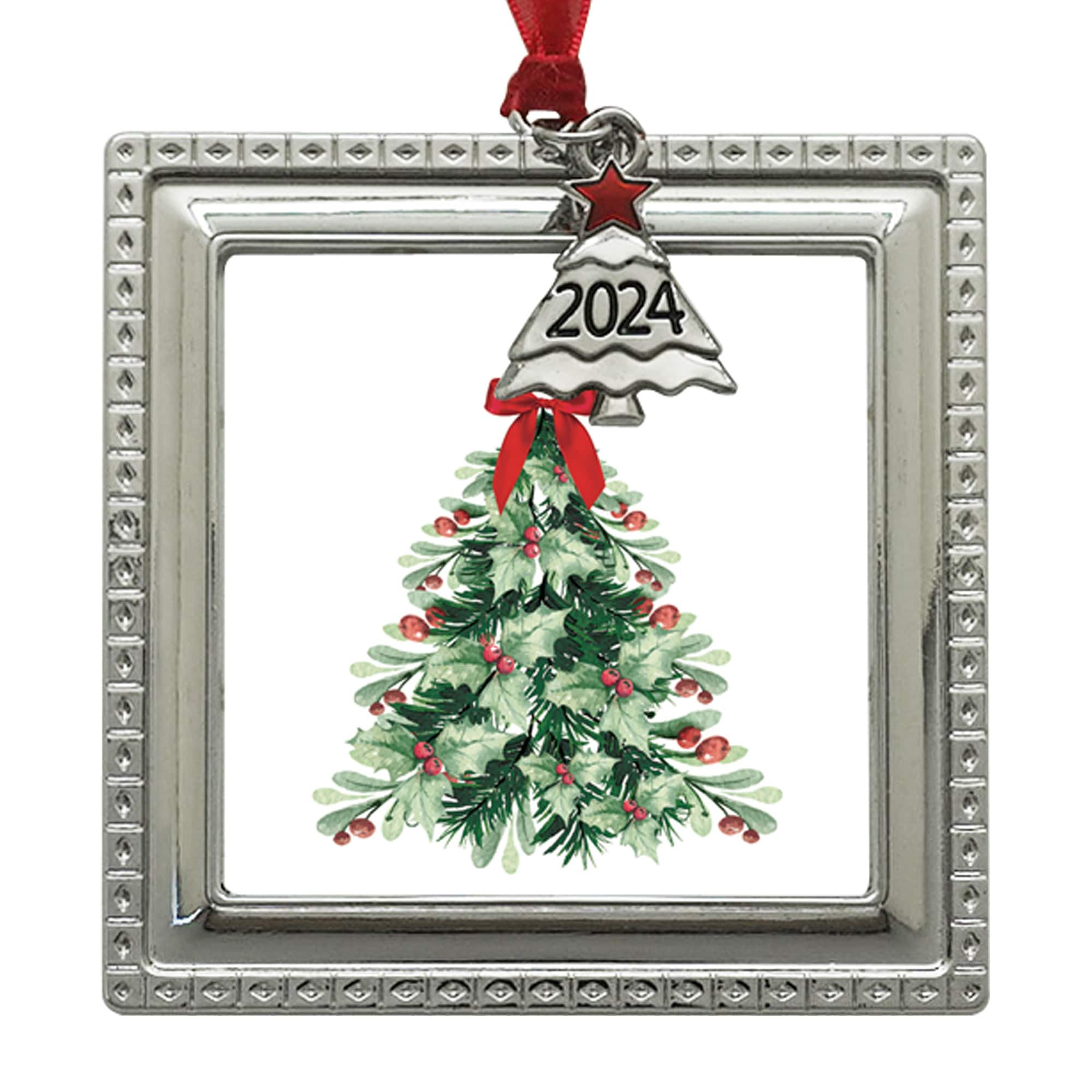 2.5&#x22; x 2.5&#x22; Silver Ornament Frame by Studio D&#xE9;cor&#xAE;