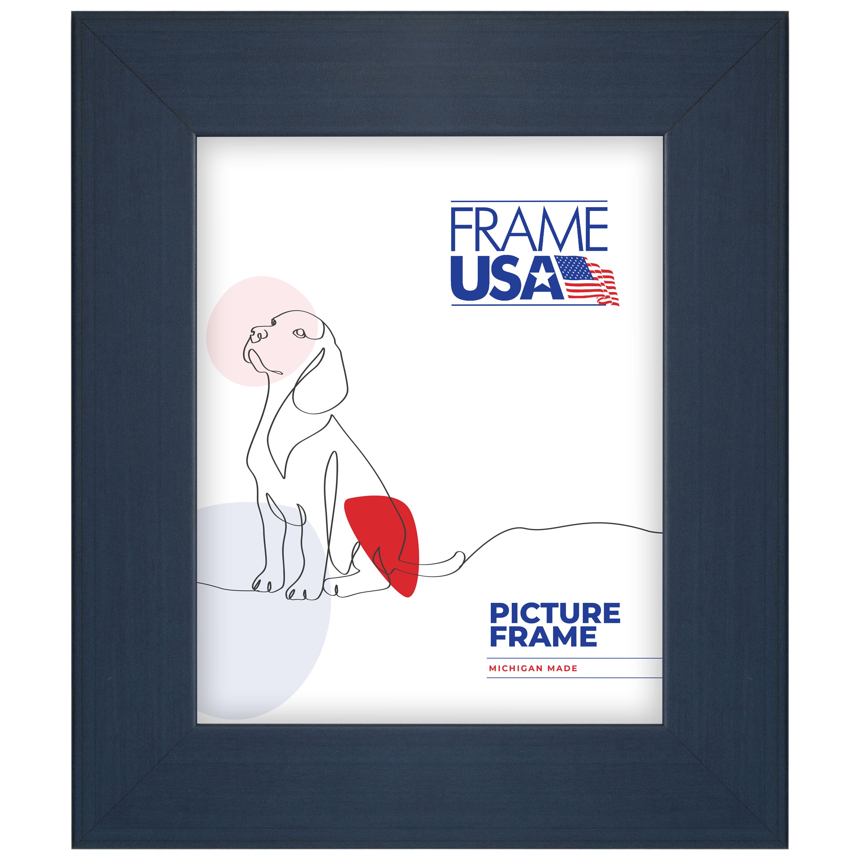 Frame USA Colori Large Blue Single Image Picture Frame