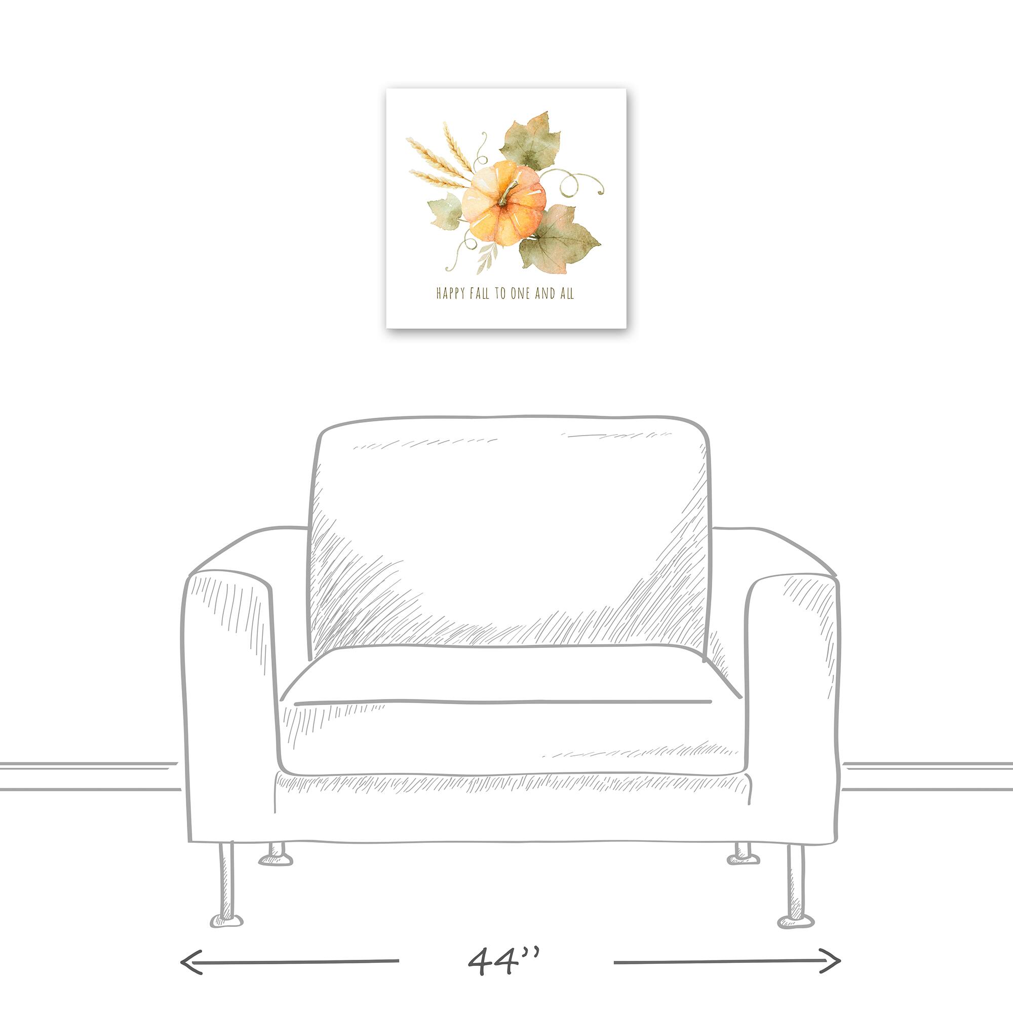 Happy Fall To One And All Canvas Wall Art
