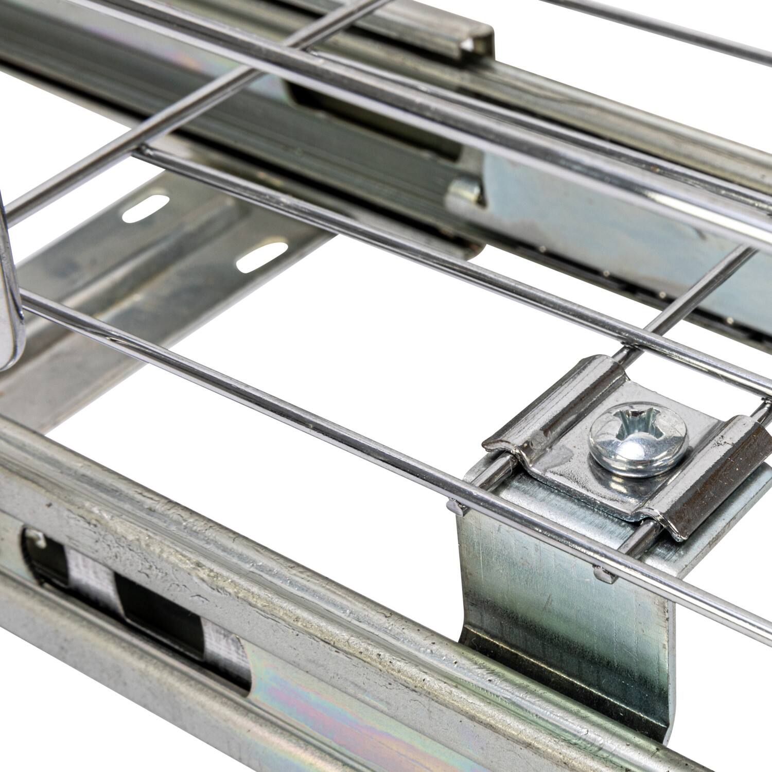 Household Essentials Glidez Chrome-Plated Steel Slide-Out Storage Organizer