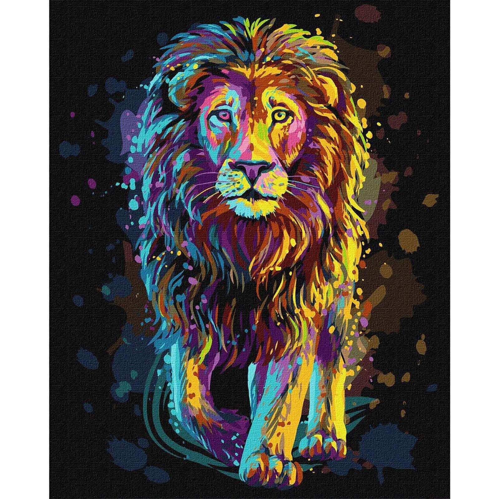 Ideyka The Vastness of the Jungle Painting by Numbers Kit