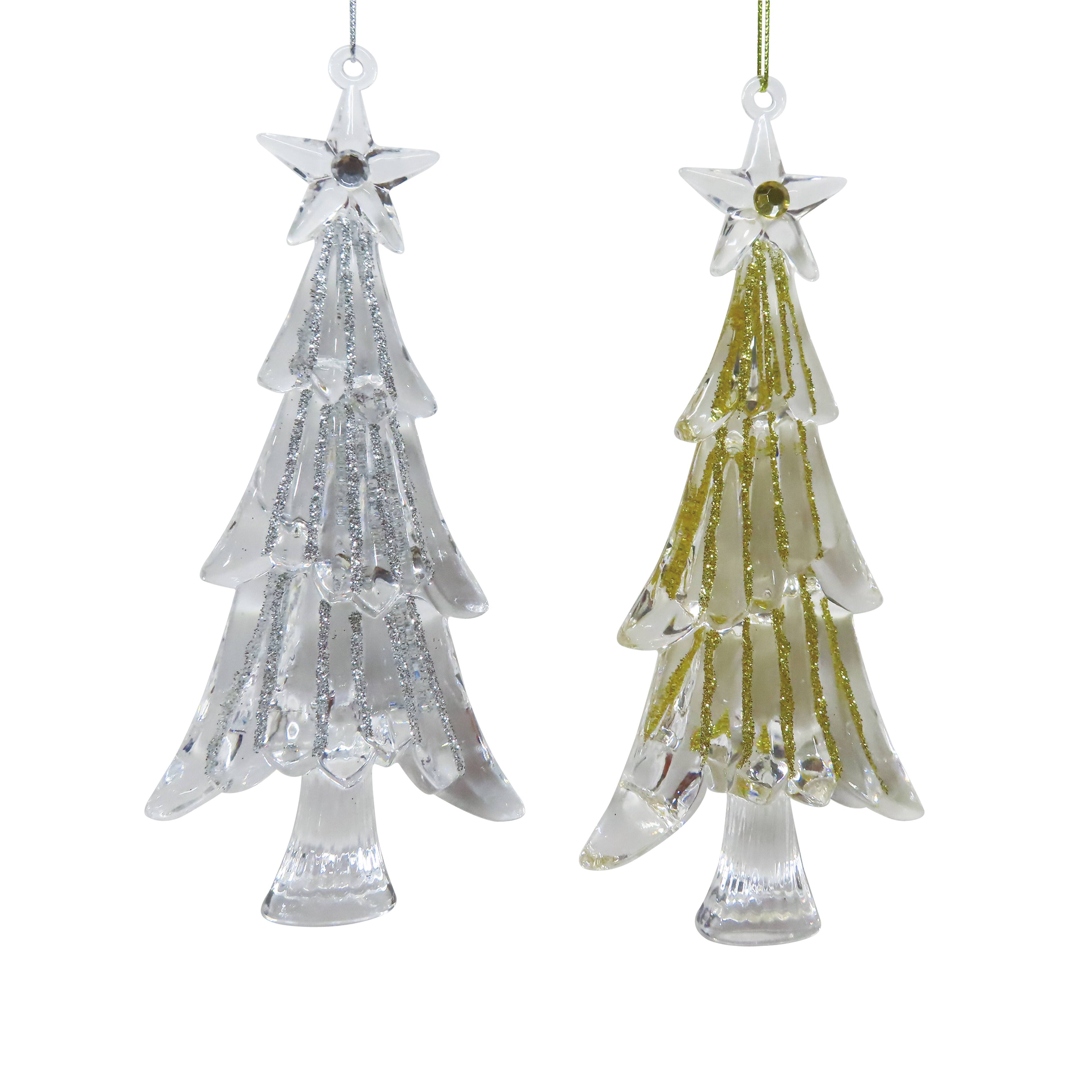 Assortiment d&#x2019;ornements en forme de sapin de No&#xEB;l de 17,7&#xA0;cm d&#x2019;Ashland