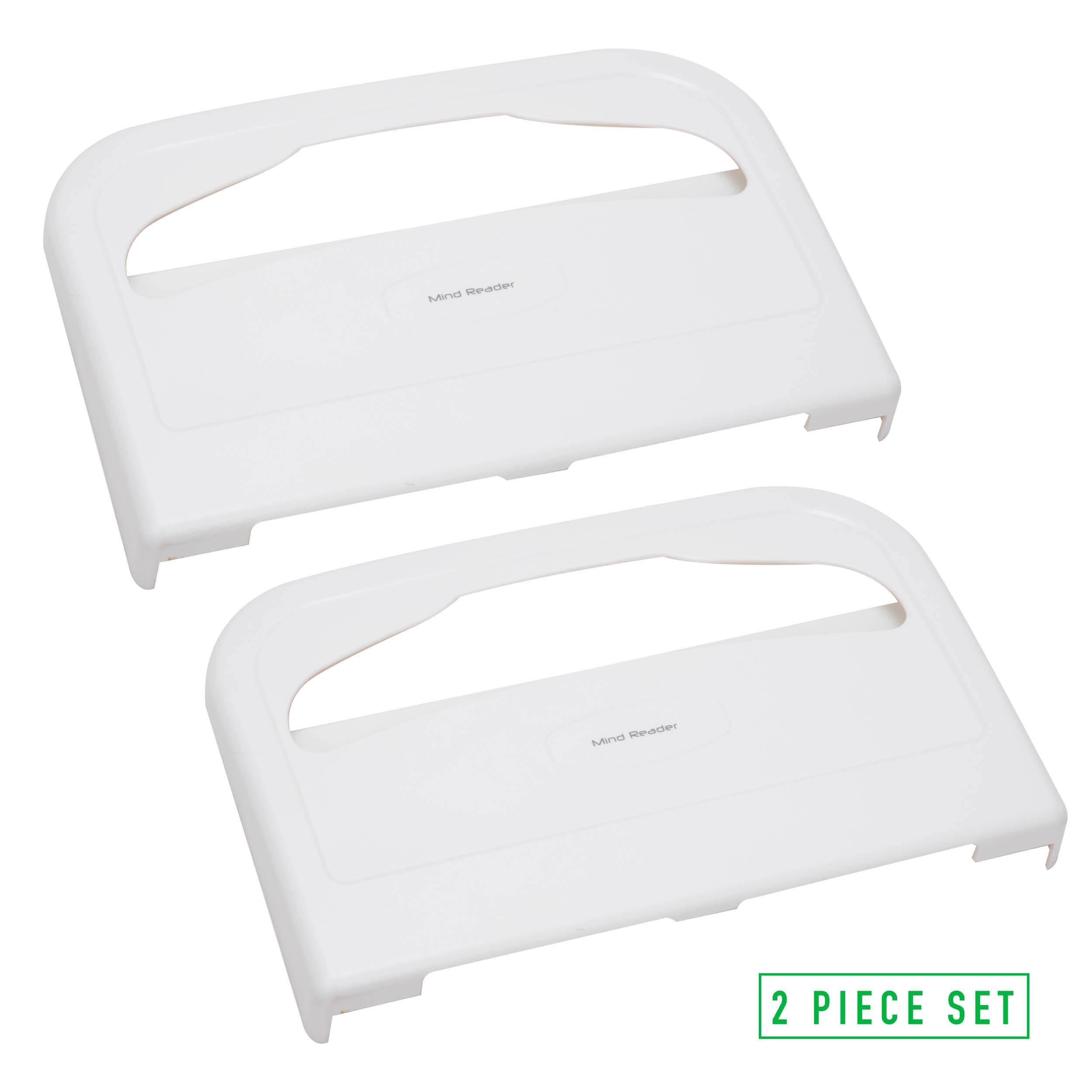 Mind Reader Toilet Disposable Paper Seat Cover Dispenser Set