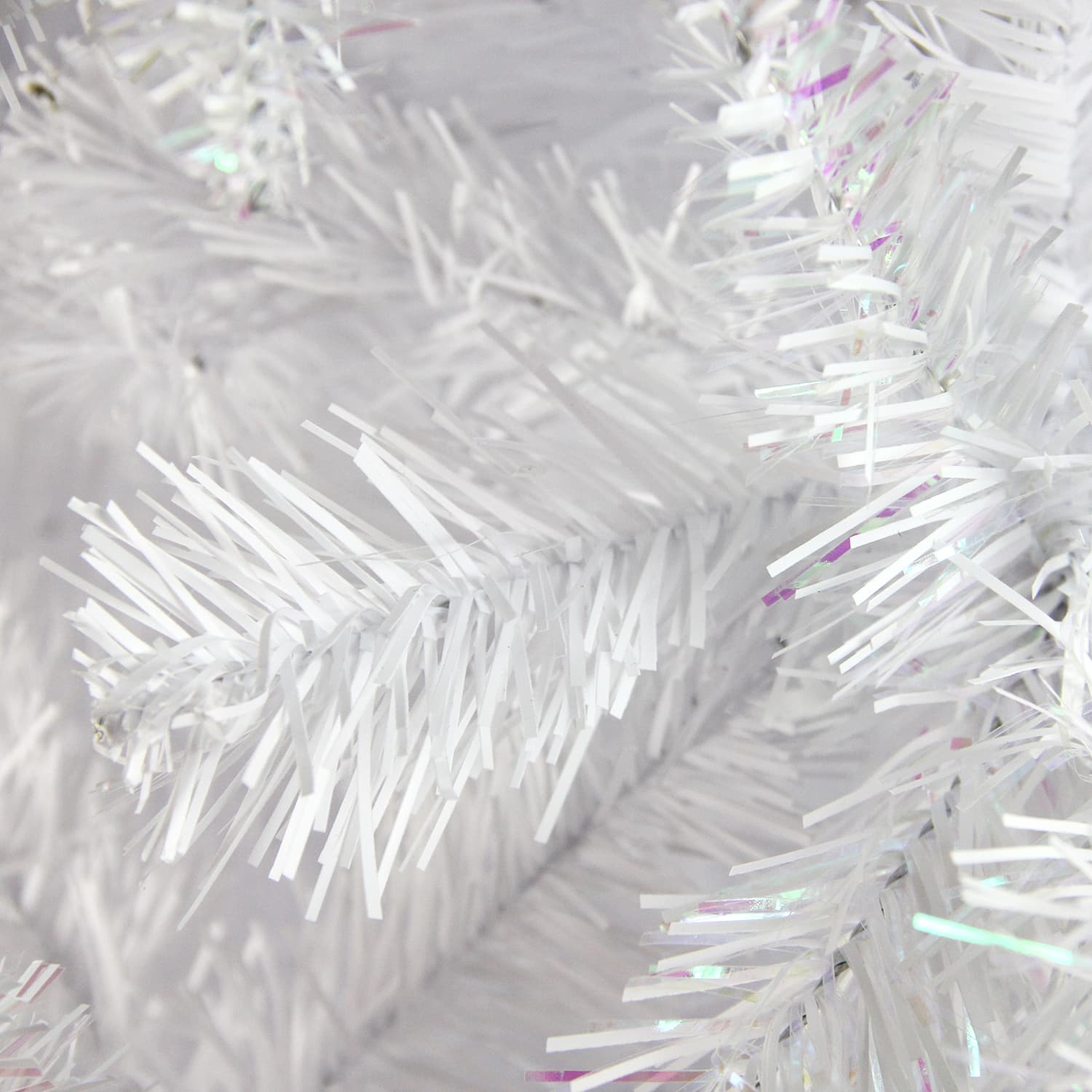 7.5ft. Unlit Full White Glimmer Iridescent Spruce Artificial Christmas Tree