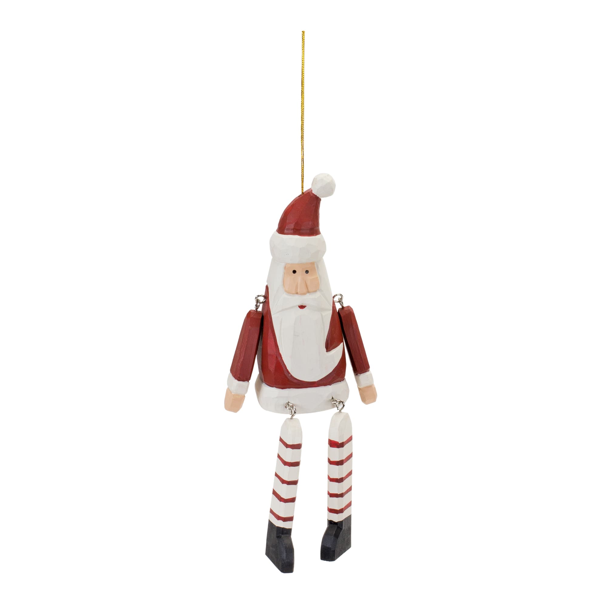 6ct. Dangle Santa Ornament | Michaels