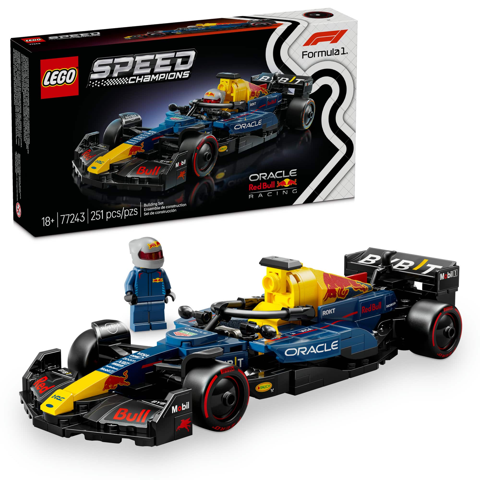 LEGO&#xAE; Speed Champions Oracle Red Bull Racing RB20 F1&#xAE; Race Car Vehicle Set 77243