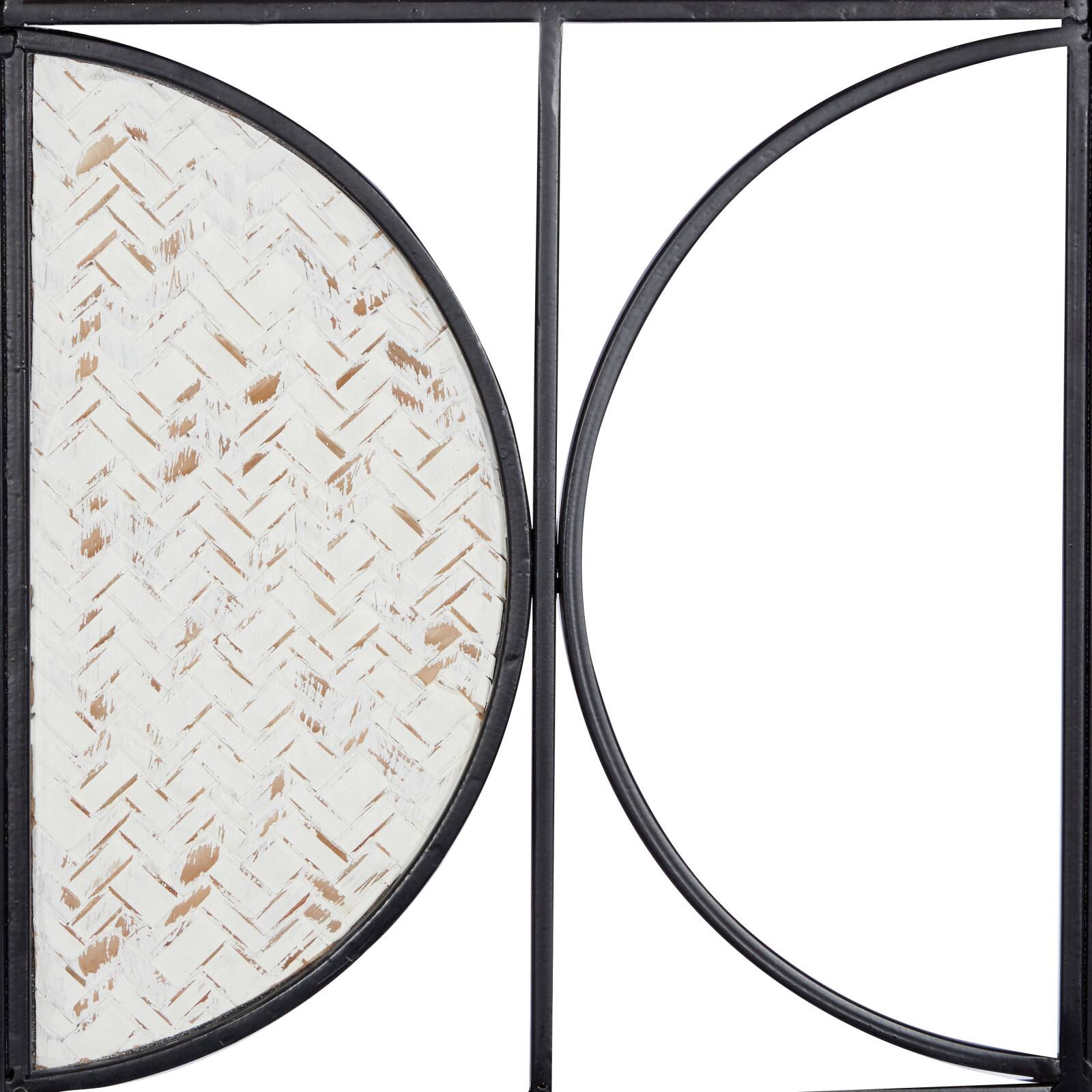 30&#x22; Brown Panels Metal Contemporary Wall D&#xE9;cor Set, 2ct.