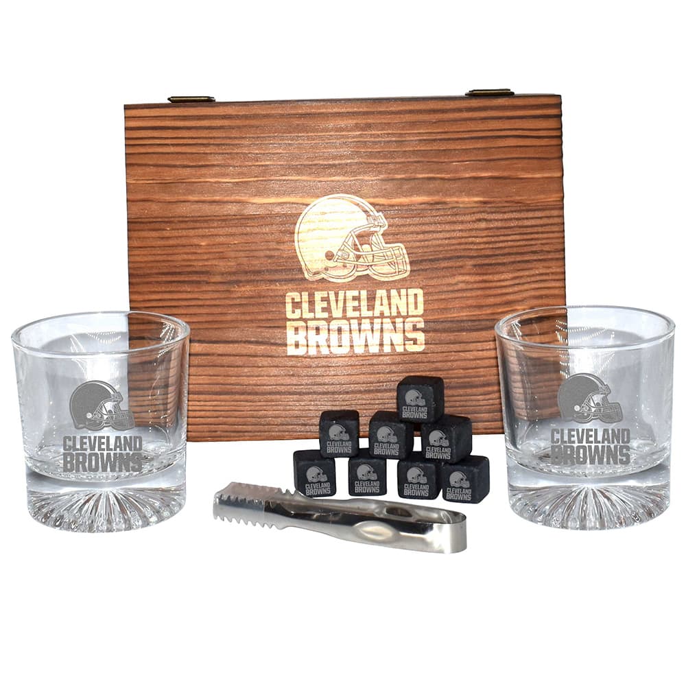 The Memory Company NFL Boxed Drinkware Set with Coasters