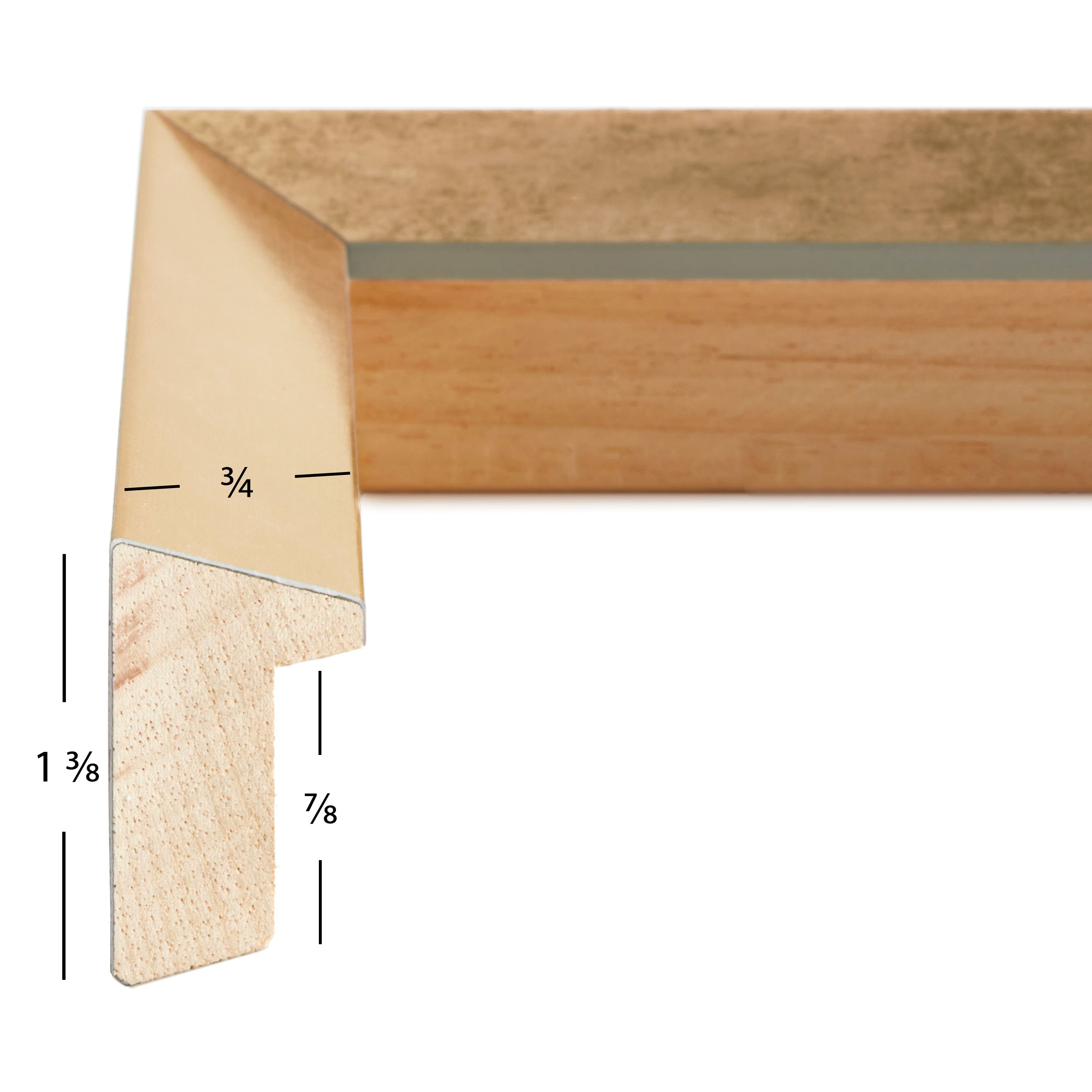 Craig Frames Alloy Aged Gold Picture Frame