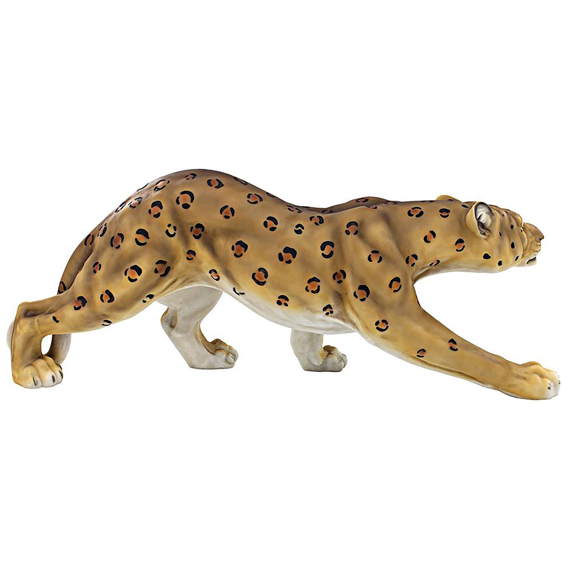 Design Toscano 10" Silent Pursuer Spotted Leopard Garden Statue