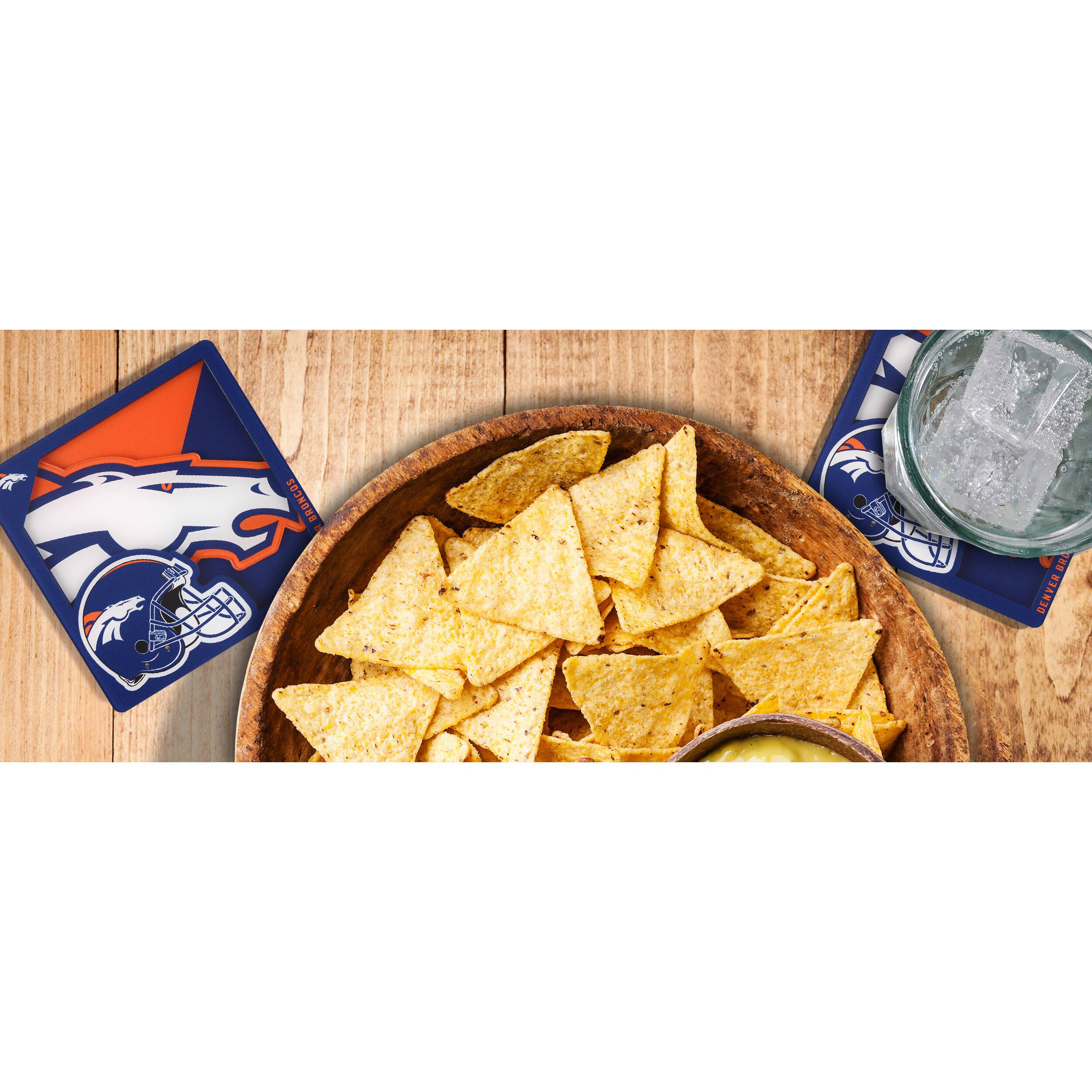 NFL 3D Logo Series Coaster Set