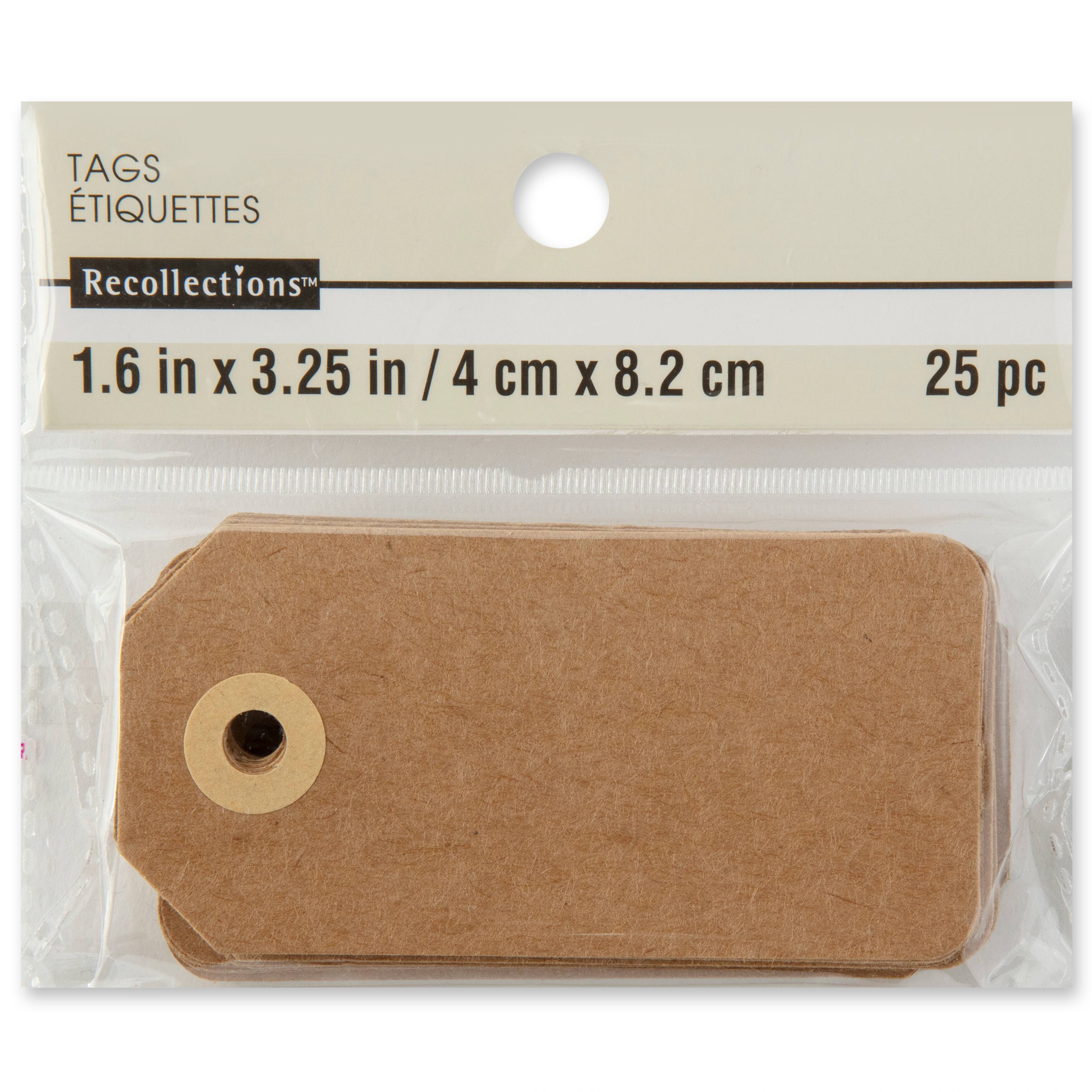 12 Packs: 25 ct. (300 total) Kraft Creative Tags by Recollections&#x2122;