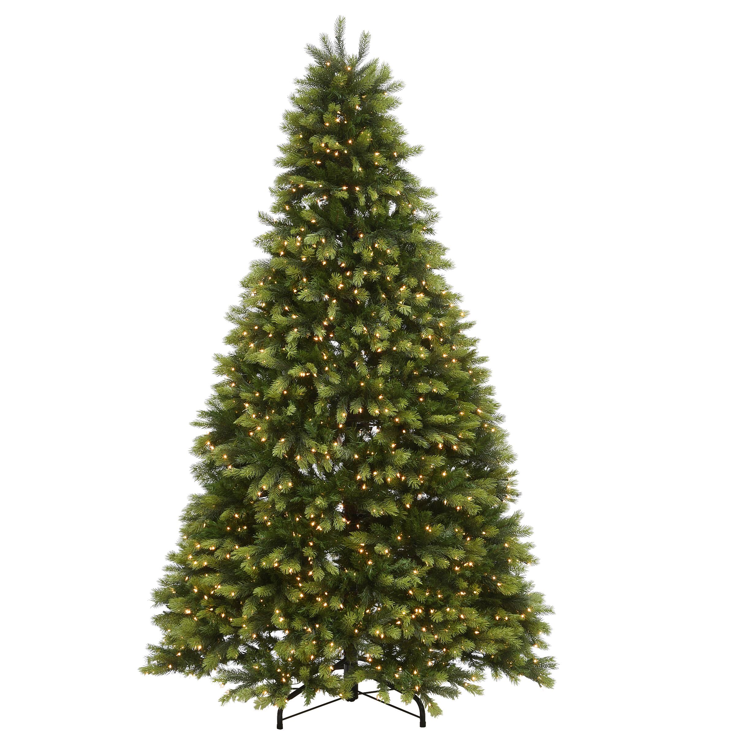 9ft. Pre-Lit PowerConnect™ Feel Real® Plymouth Spruce Christmas Tree ...