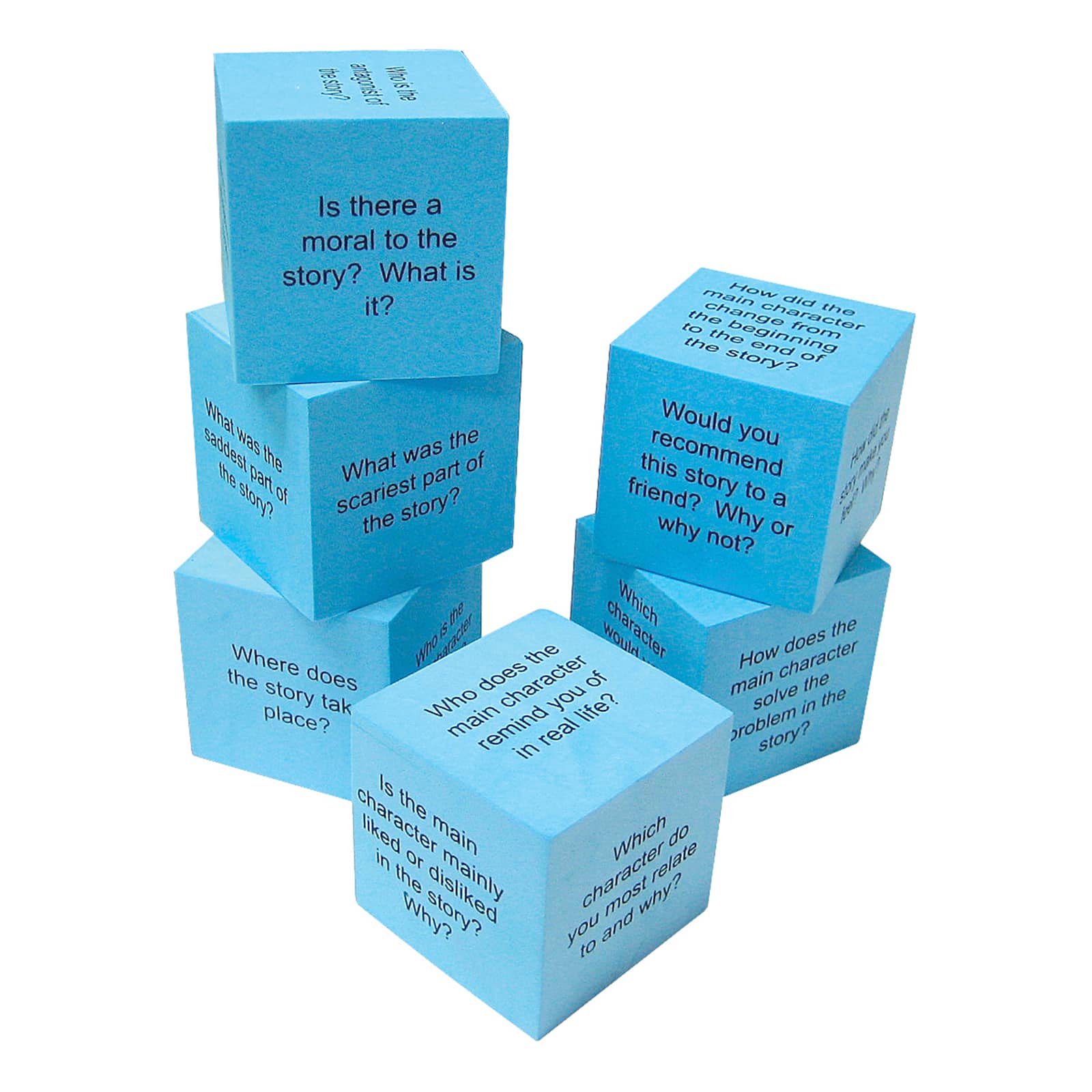 Teacher Created Resources Foam Reading Comprehension Cubes, 6ct.