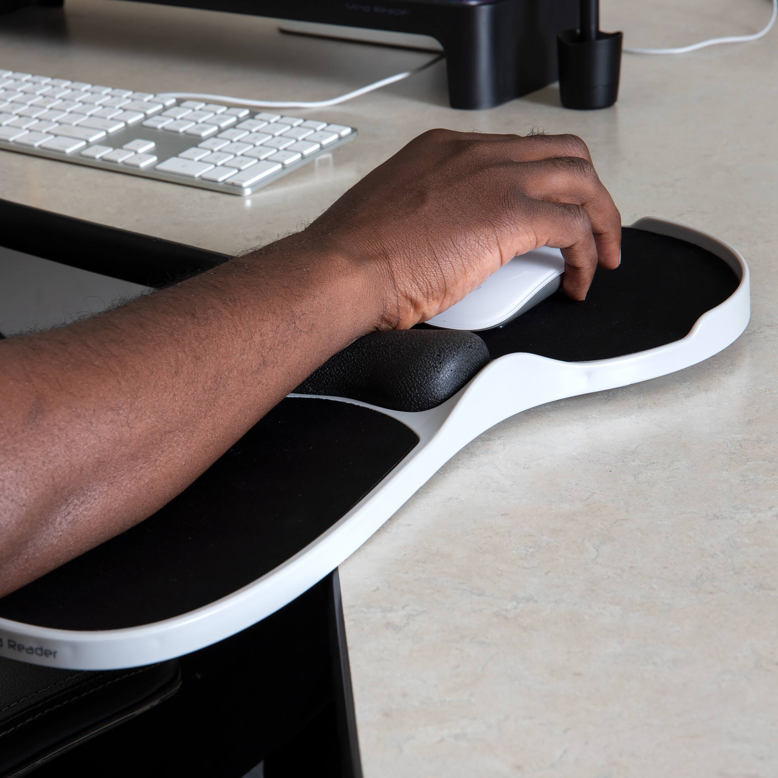 Mind Reader Portable Wrist Rest, Memory Foam Ergonomic Support For