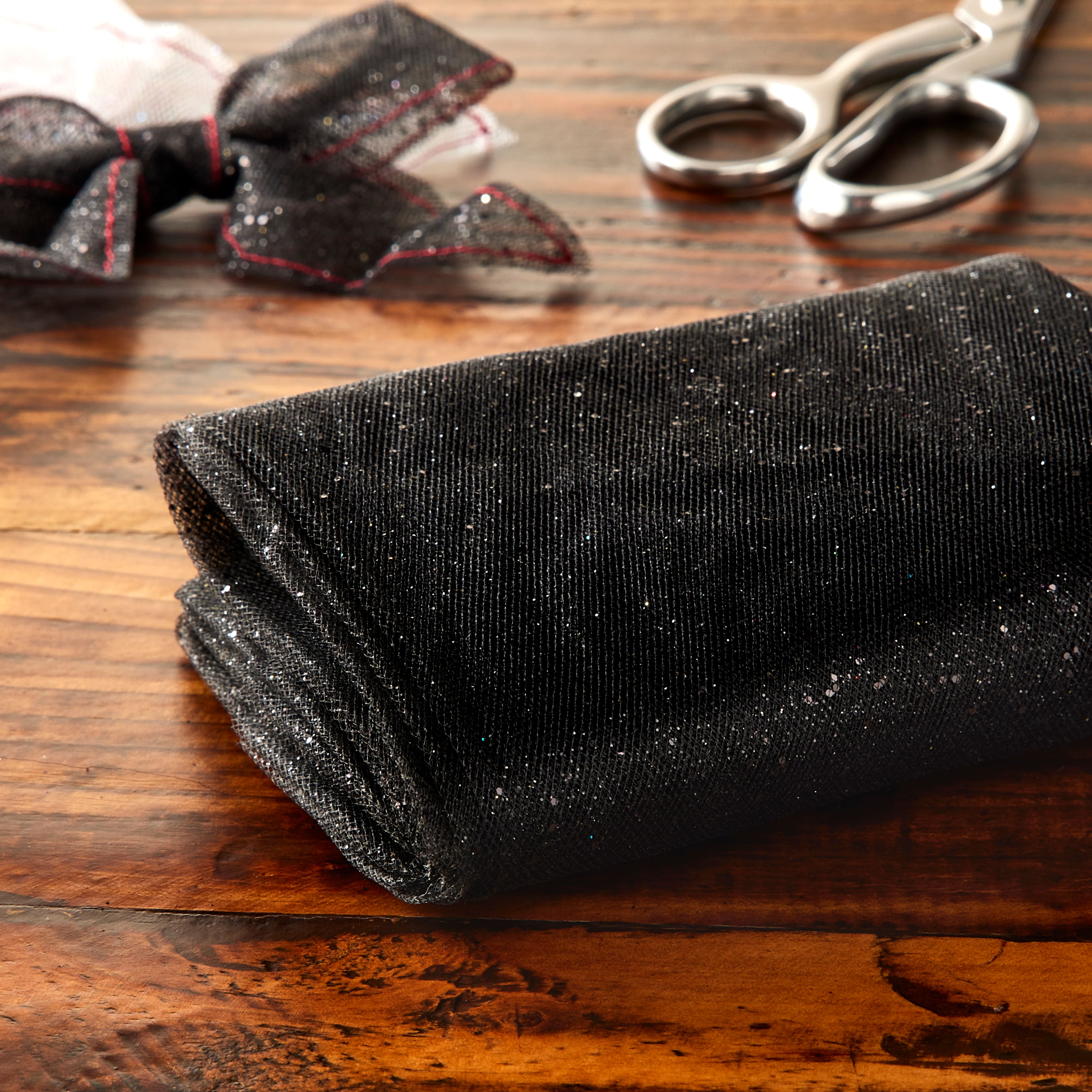 12 Pack: Glitter Tulle Bundle by Loops & Threads®