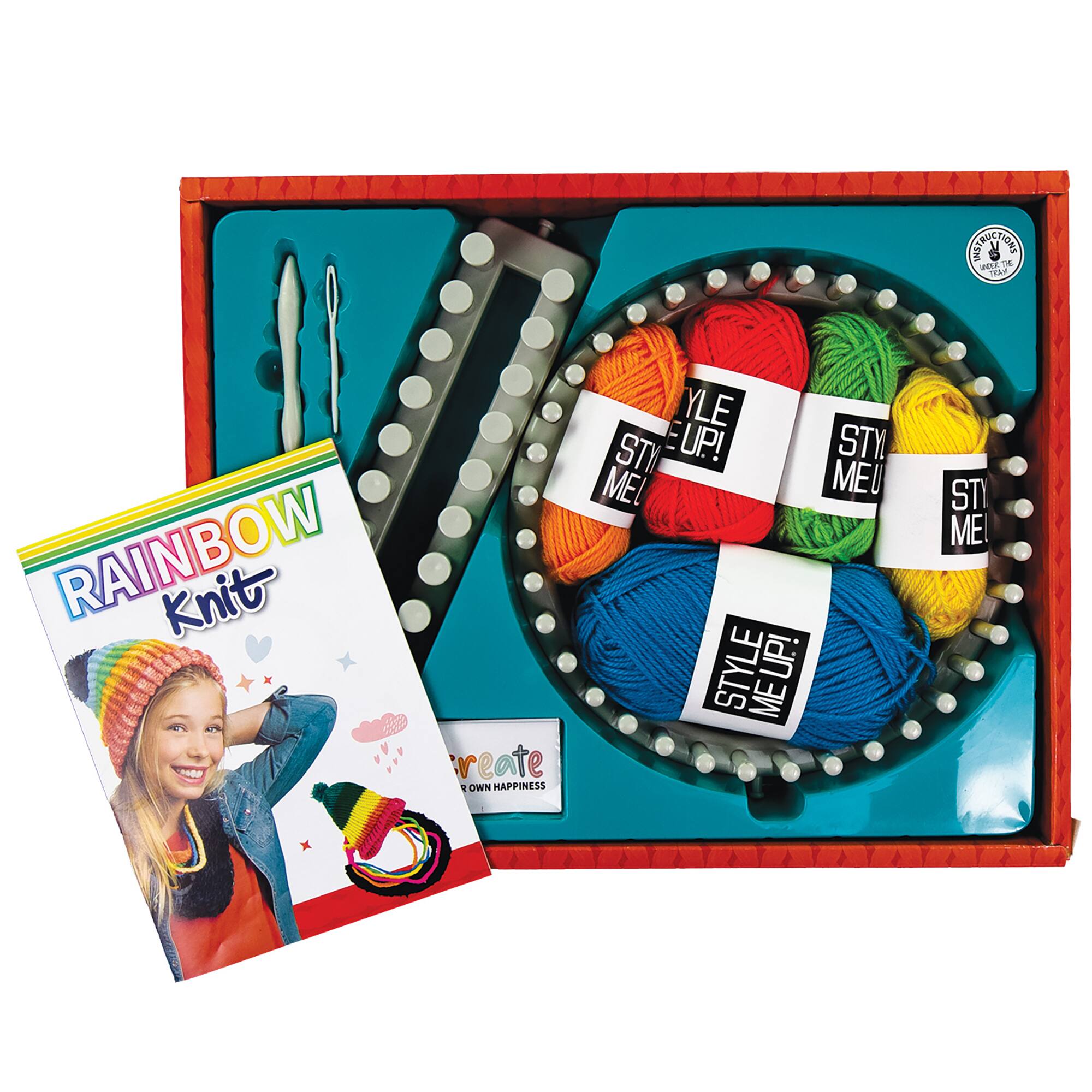 Style Me Up! Rainbow Knit Activity Kit