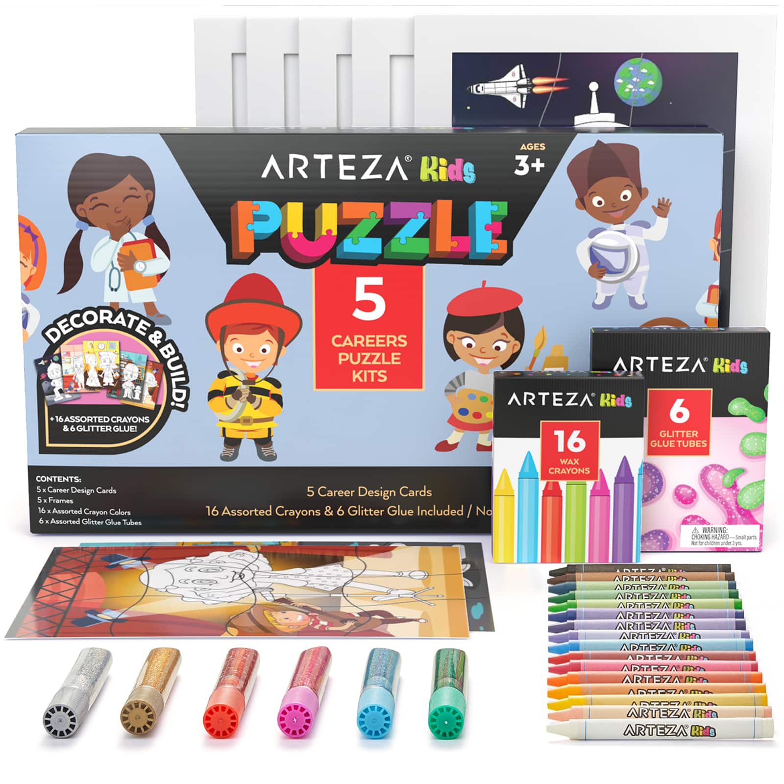 Arteza&#xAE; Kids  Careers Jigsaw Puzzle Set, 32 pcs