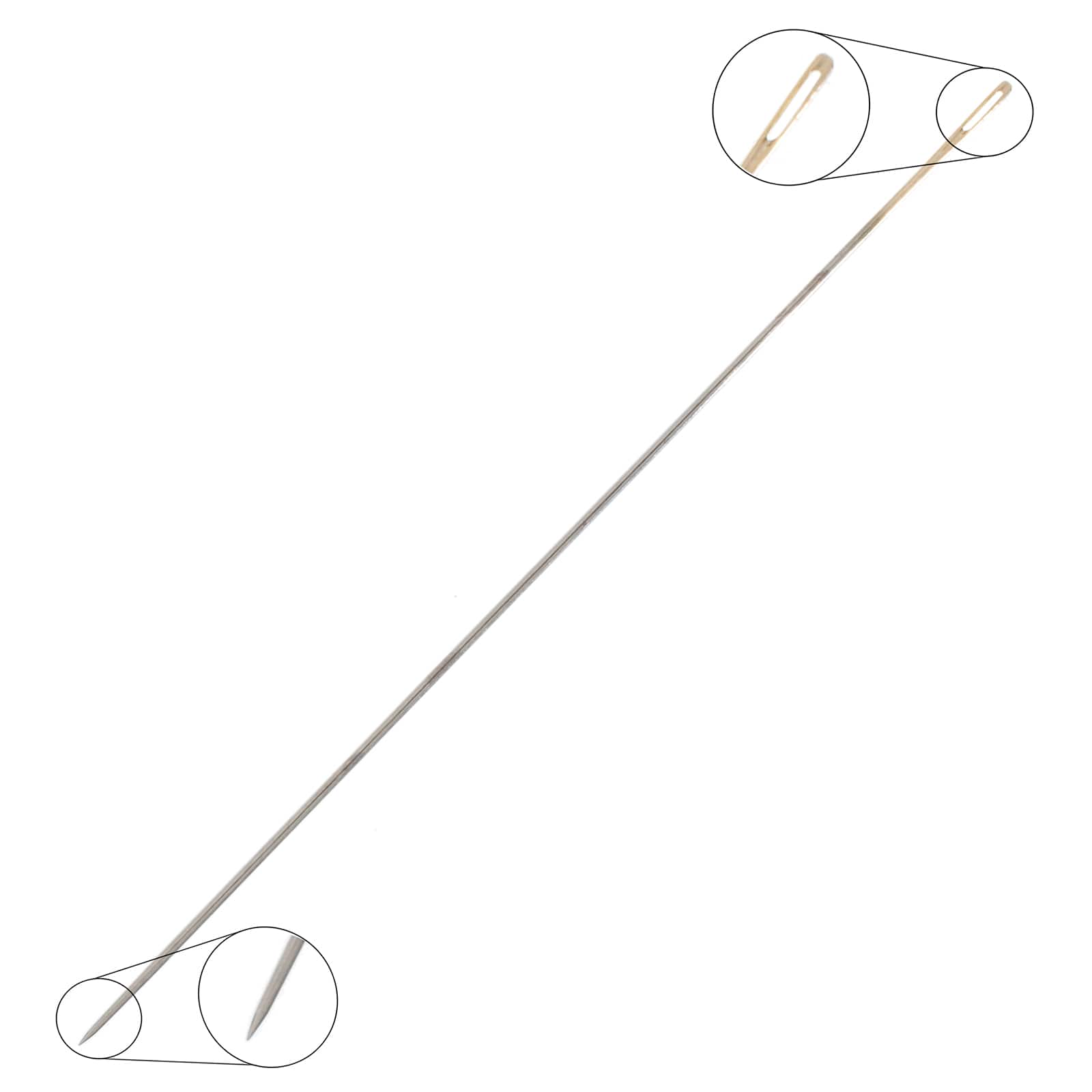 Tulip&#xAE; Size 10 Long Japanese Beading Needles, 4ct.