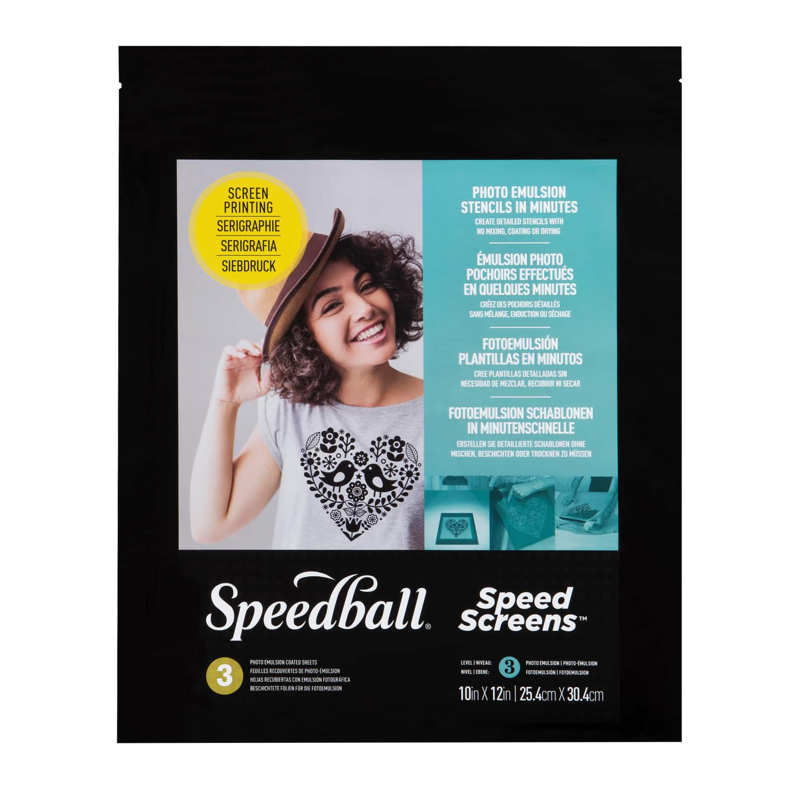 Speedball&#xAE; Speed Screens&#x2122; Sheet Pack, 3ct.