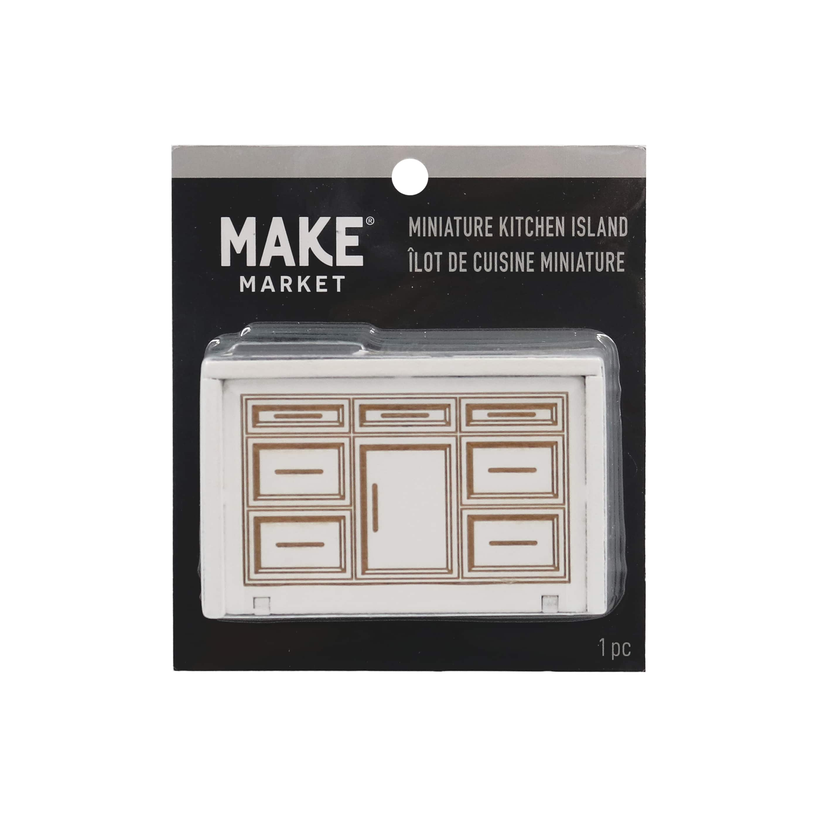 Miniature White Kitchen Island by Make Market&#xAE;