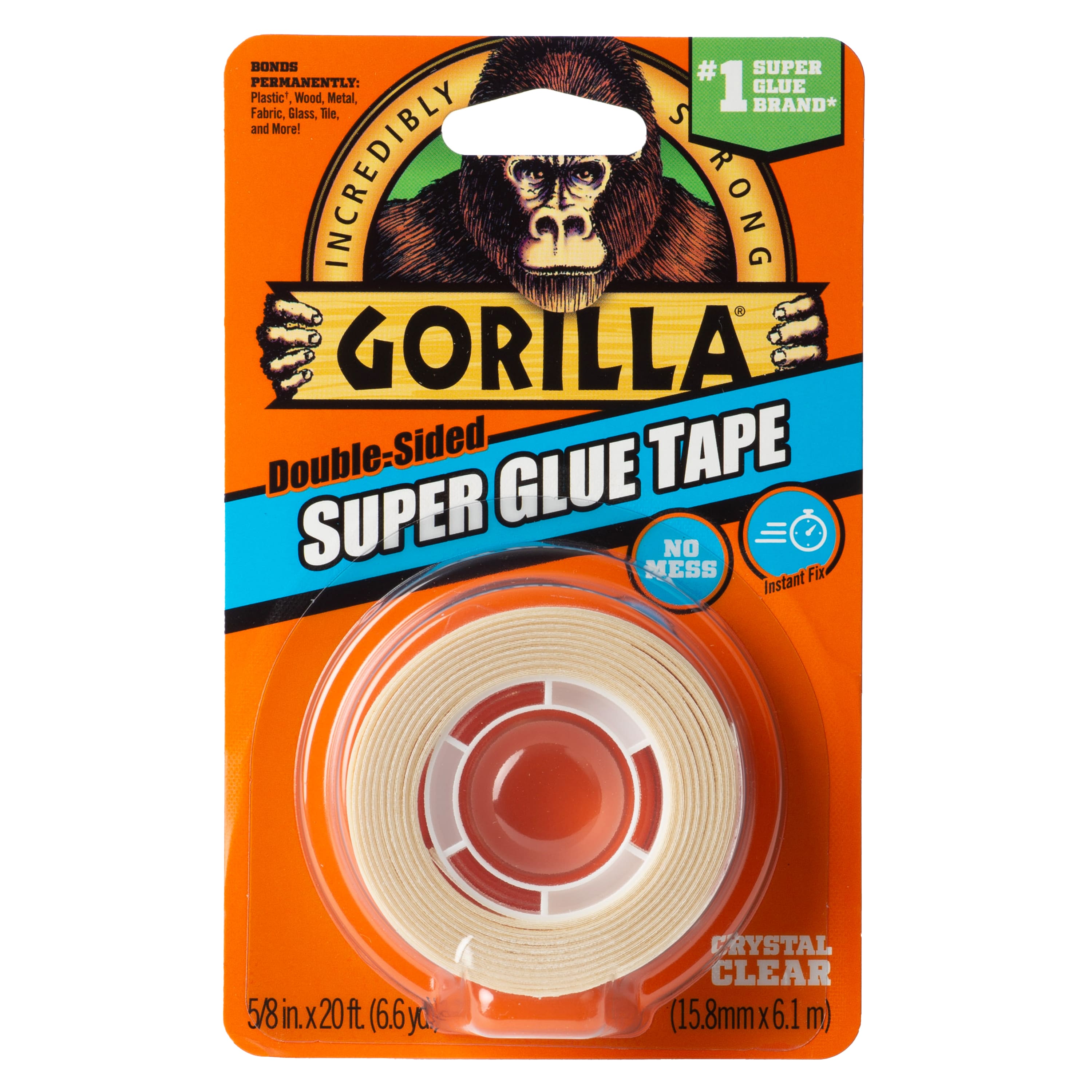 Gorilla&#xAE; 20ft. Double-Sided Super Glue Tape