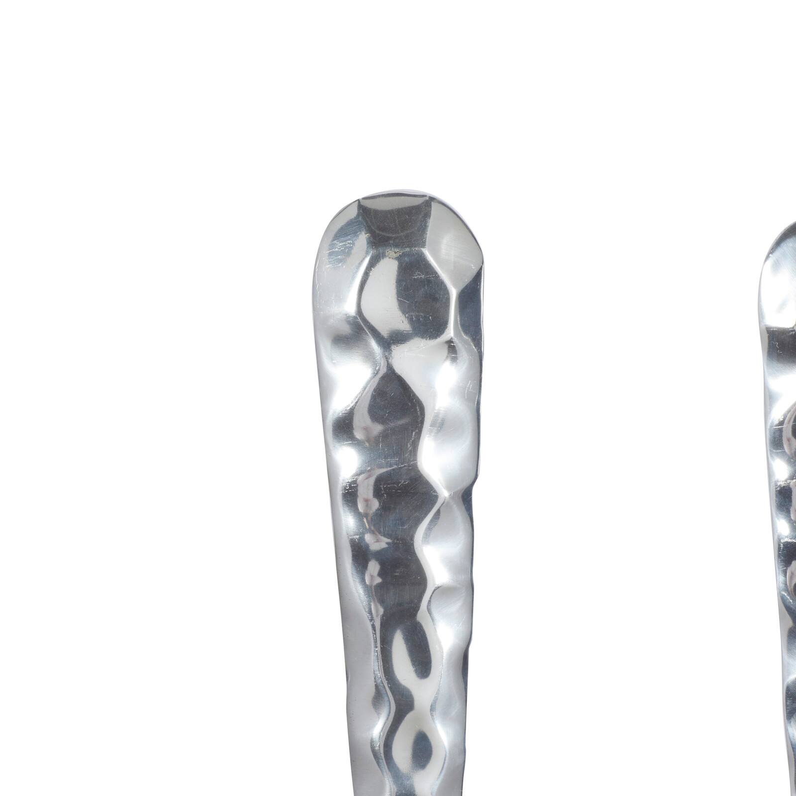 Silver Aluminum Utensils Wall Decor Set