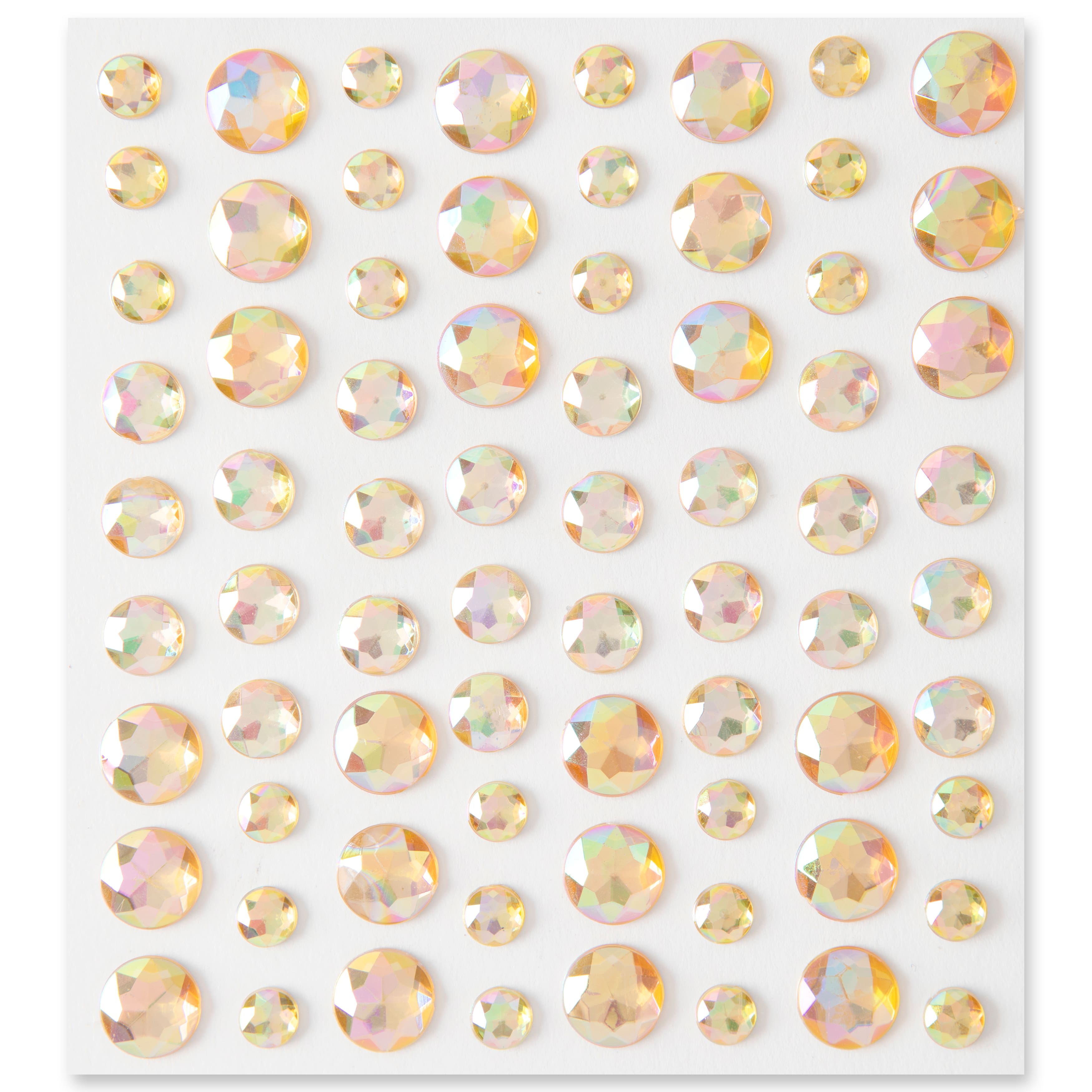 12 Pack: Rose Rhinestone Bling Stickers by Recollections&#x2122;
