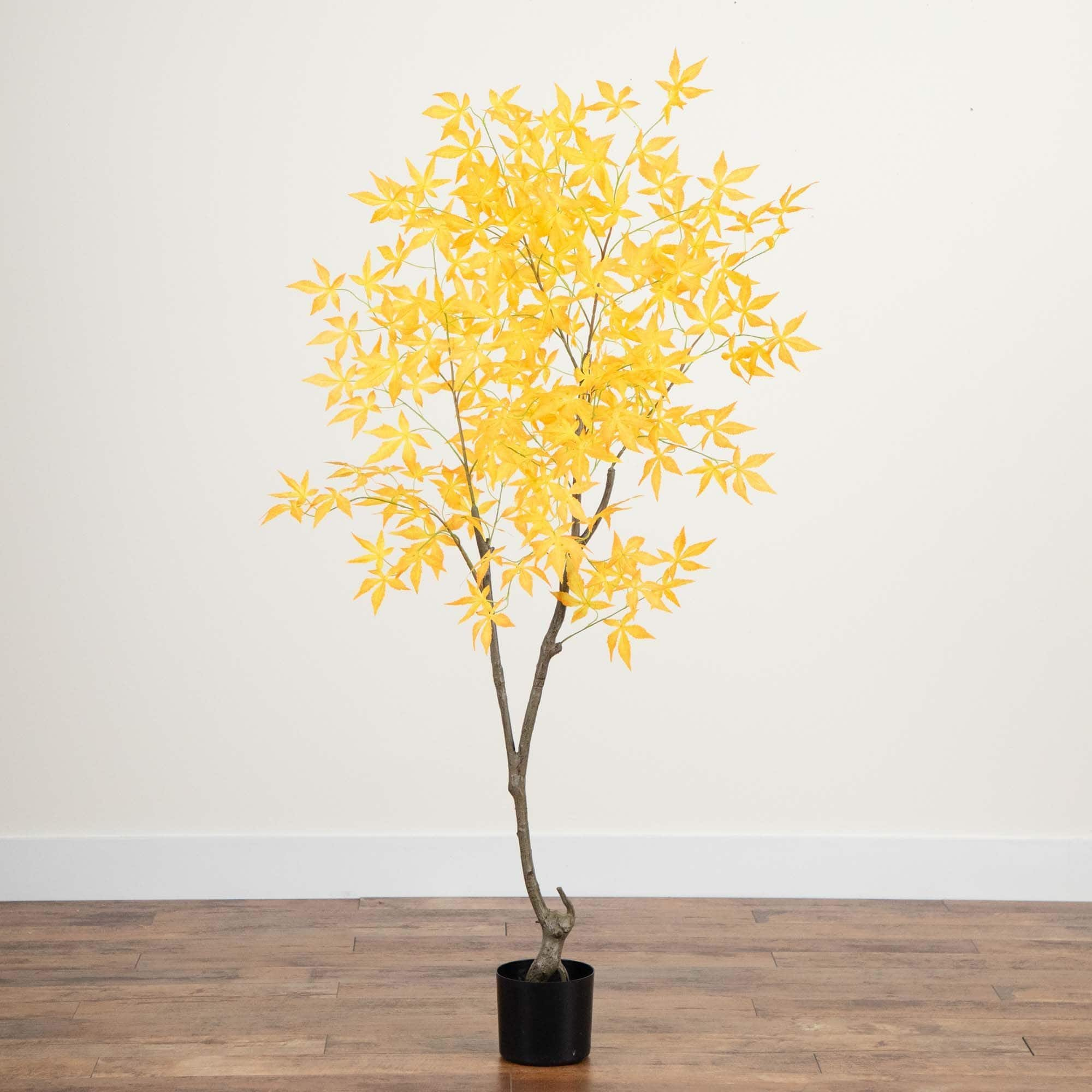 5ft. Yellow Autumn Maple Artificial Potted Tree